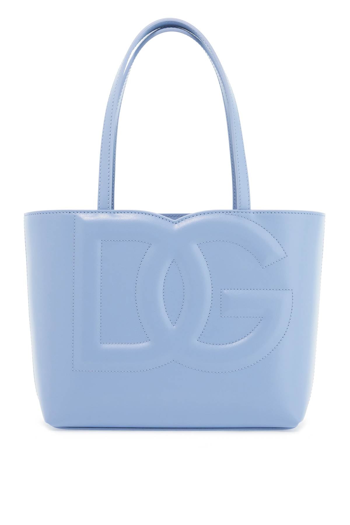 Dolce & Gabbana DG Logo Small Tote Bag in Calf Leather image 0