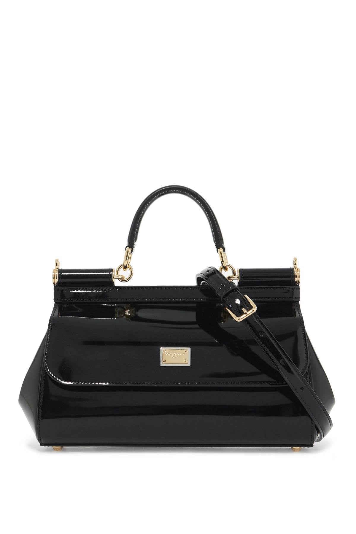 Dolce & Gabbana Sicily Extended Handbag in Glossy Leather image 0