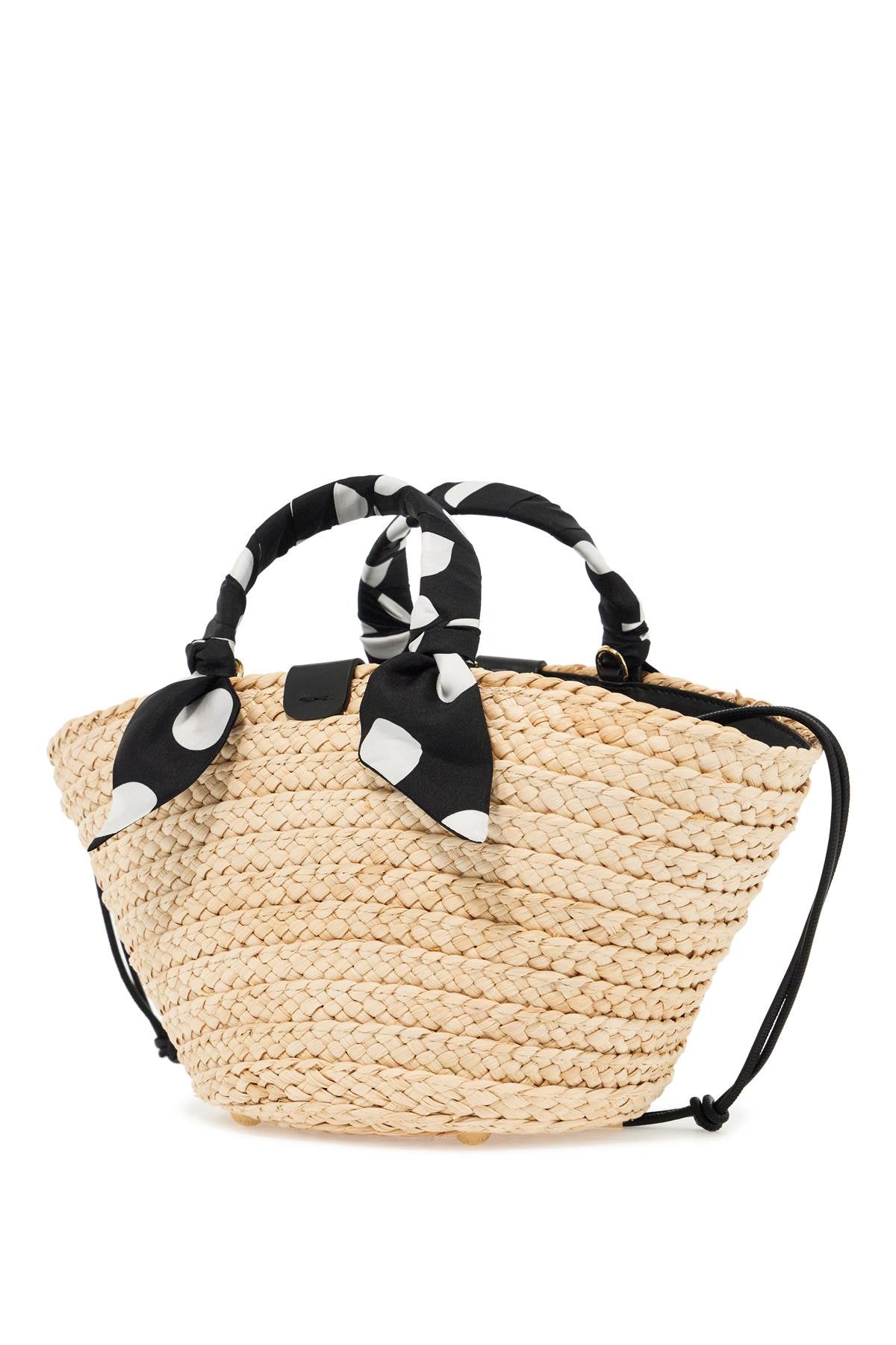 Dolce & Gabbana Kendra Raffia Tote Bag with Leather Logo image 1