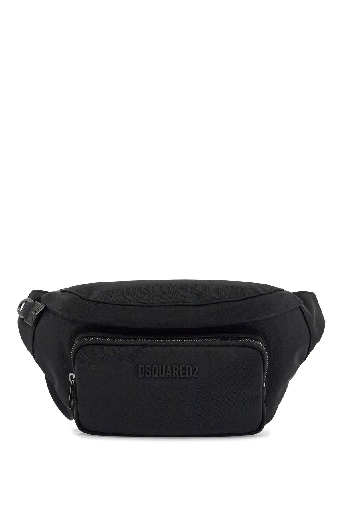 Dsquared2 black waist bag in polyamide with adjustable shoulder strap image 0