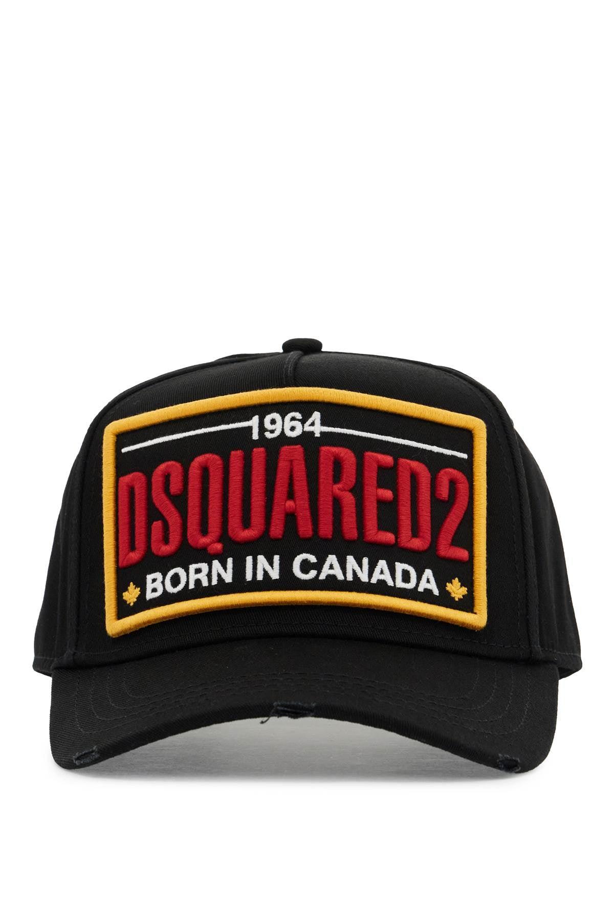 Dsquared2 Distressed Baseball Cap with Logo Patch image 0