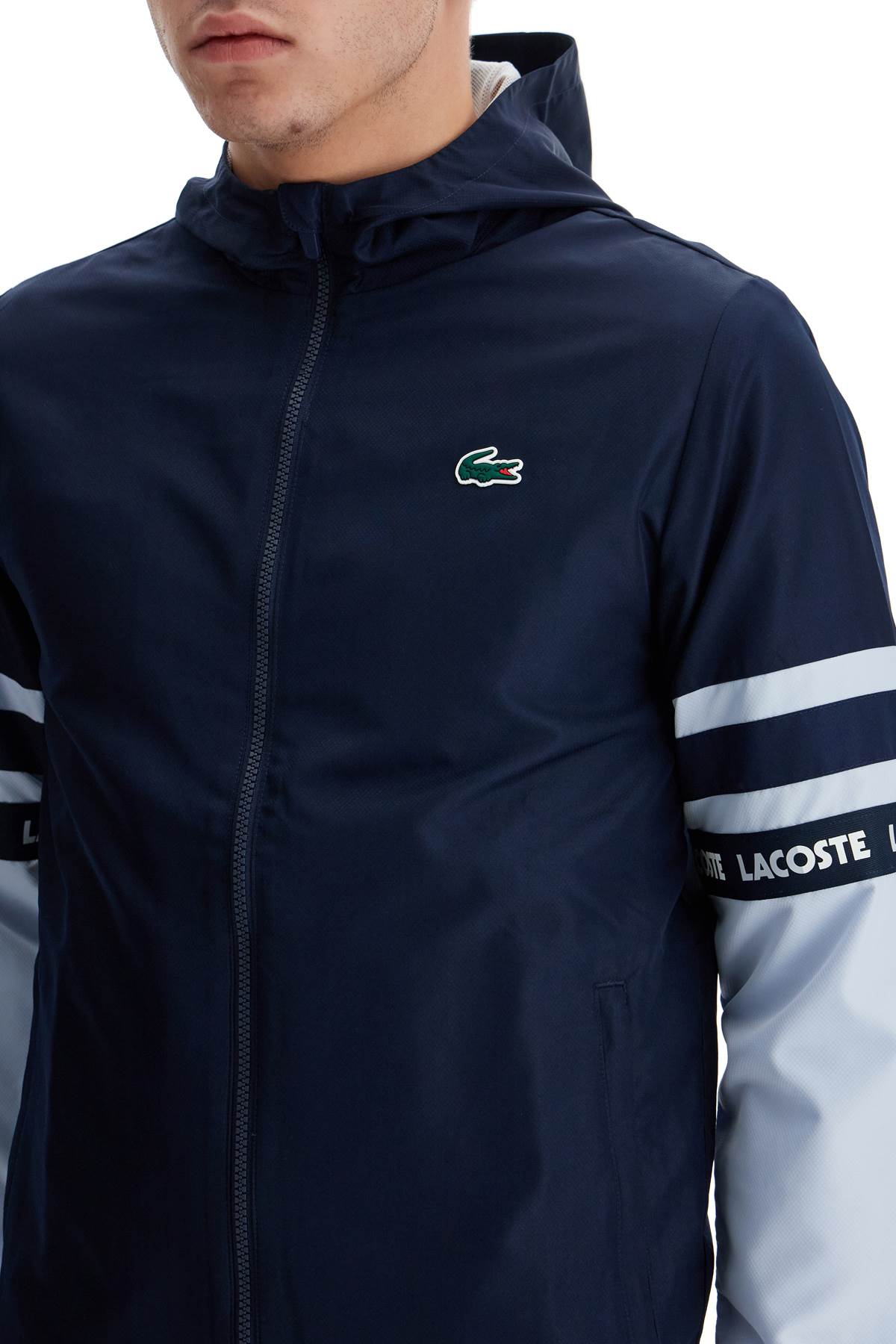 Lacoste Men's Sporty Jacket with Contrasting Sleeves image 3