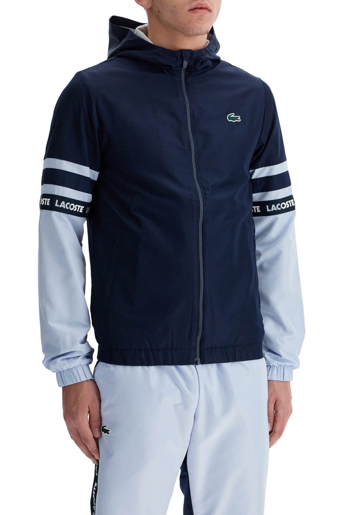 Lacoste Men's Sporty Jacket with Contrasting Sleeves image 1