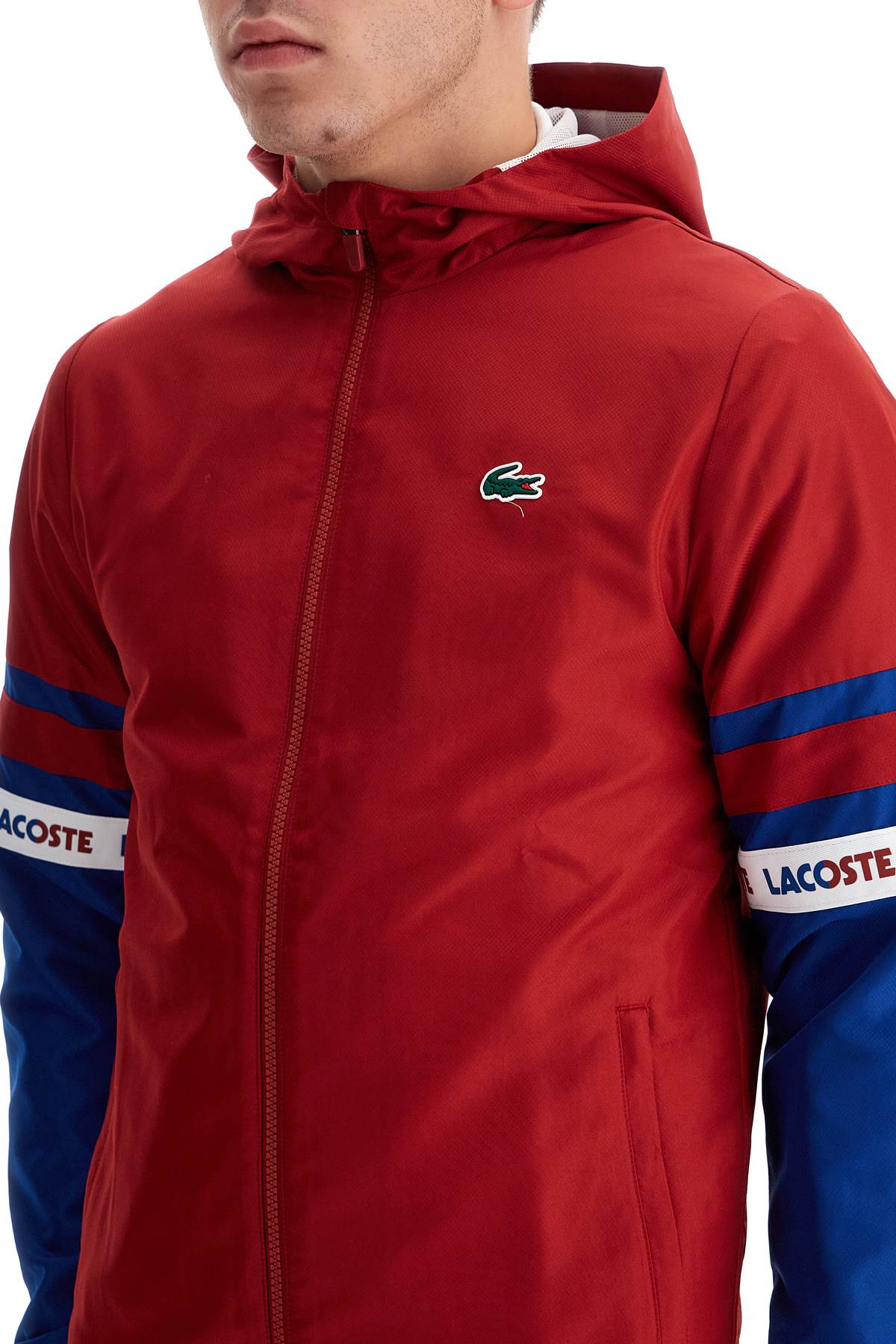 Lacoste Sporty Jacket with Contrasting Sleeves image 3