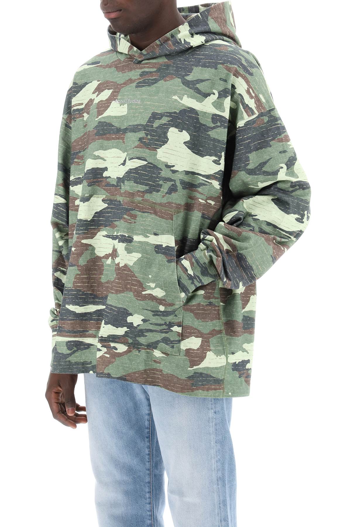 Acne Studios camouflage hoodie sweatshirt with image 3