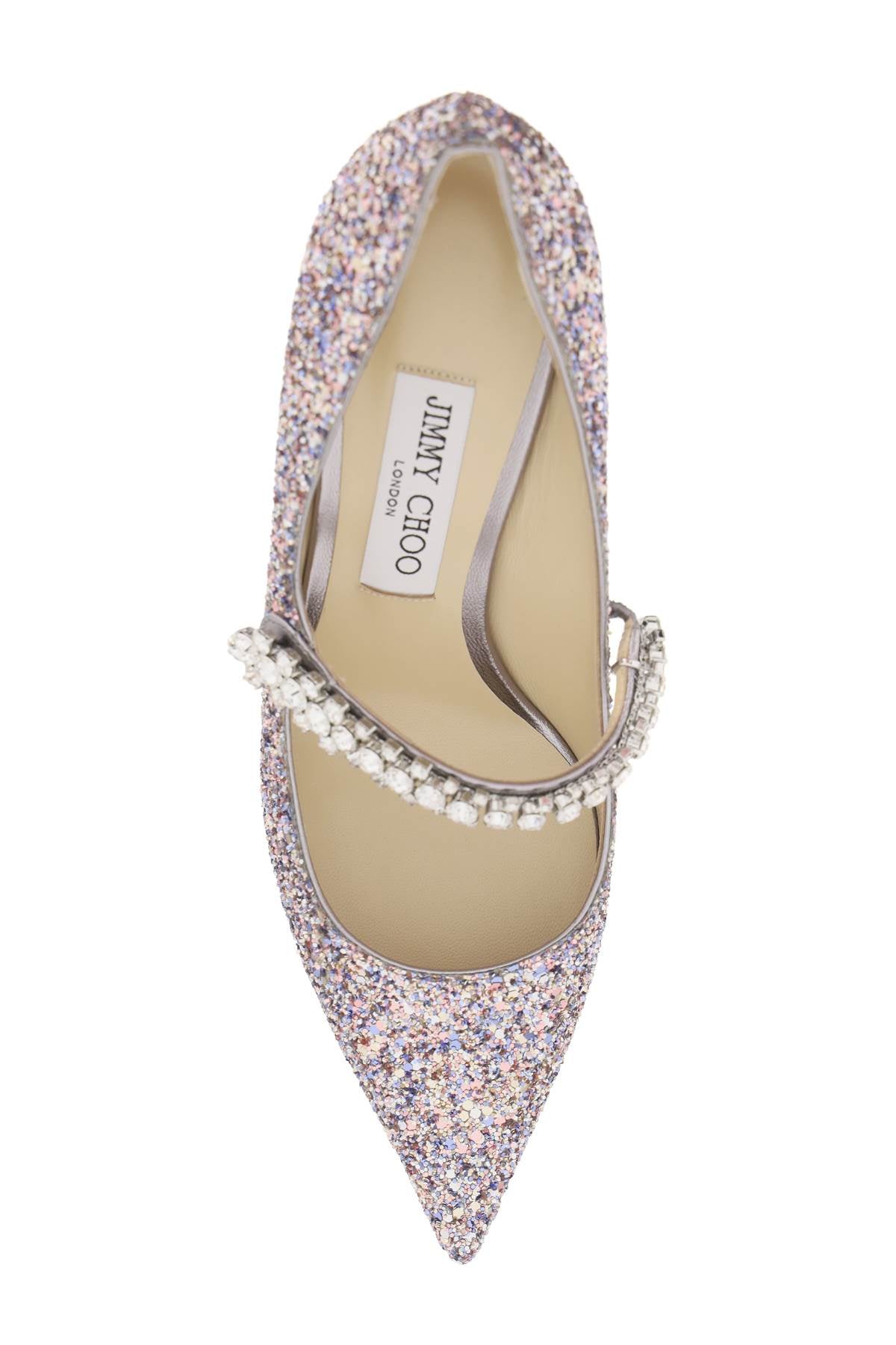 Jimmy Choo Bing 65 Glitter and Crystal Pumps image 1