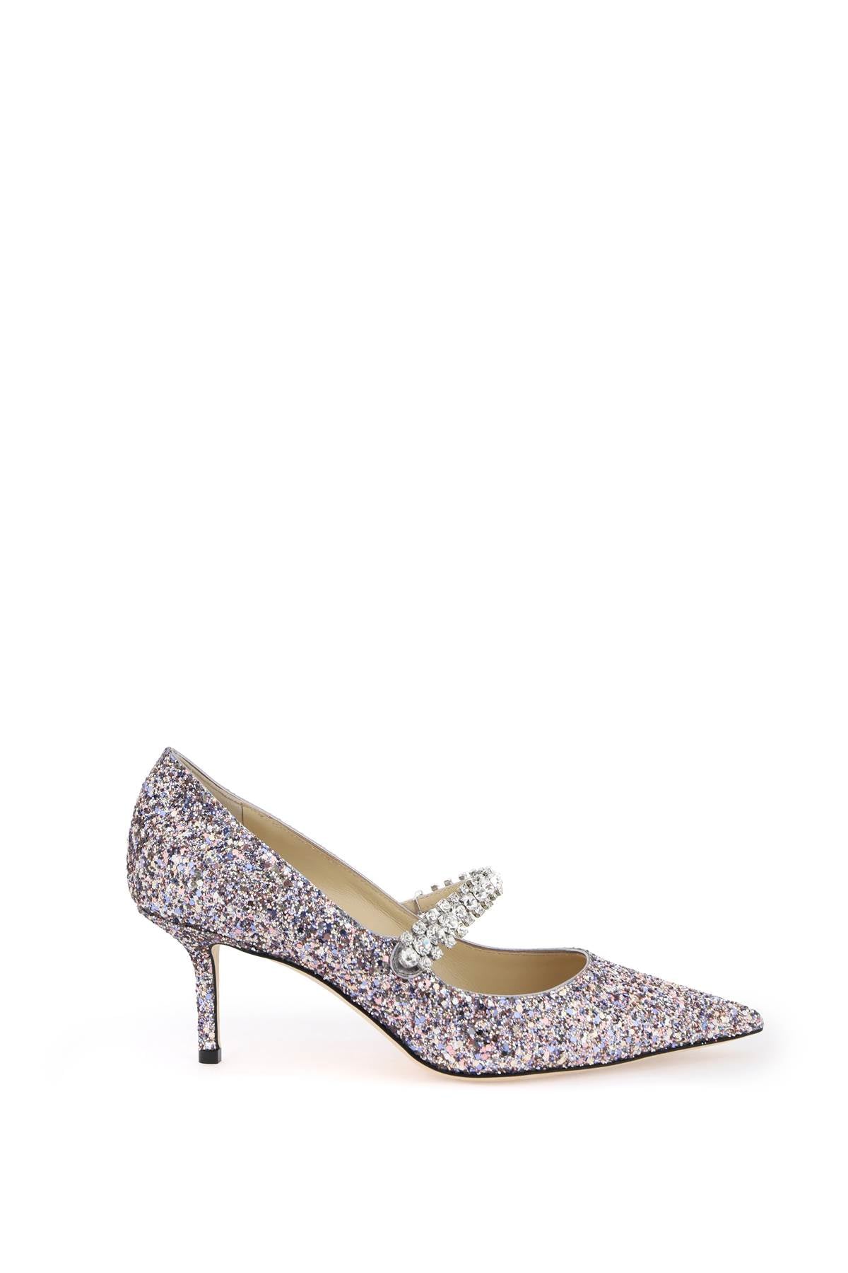 Jimmy Choo Bing 65 Glitter and Crystal Pumps image 0