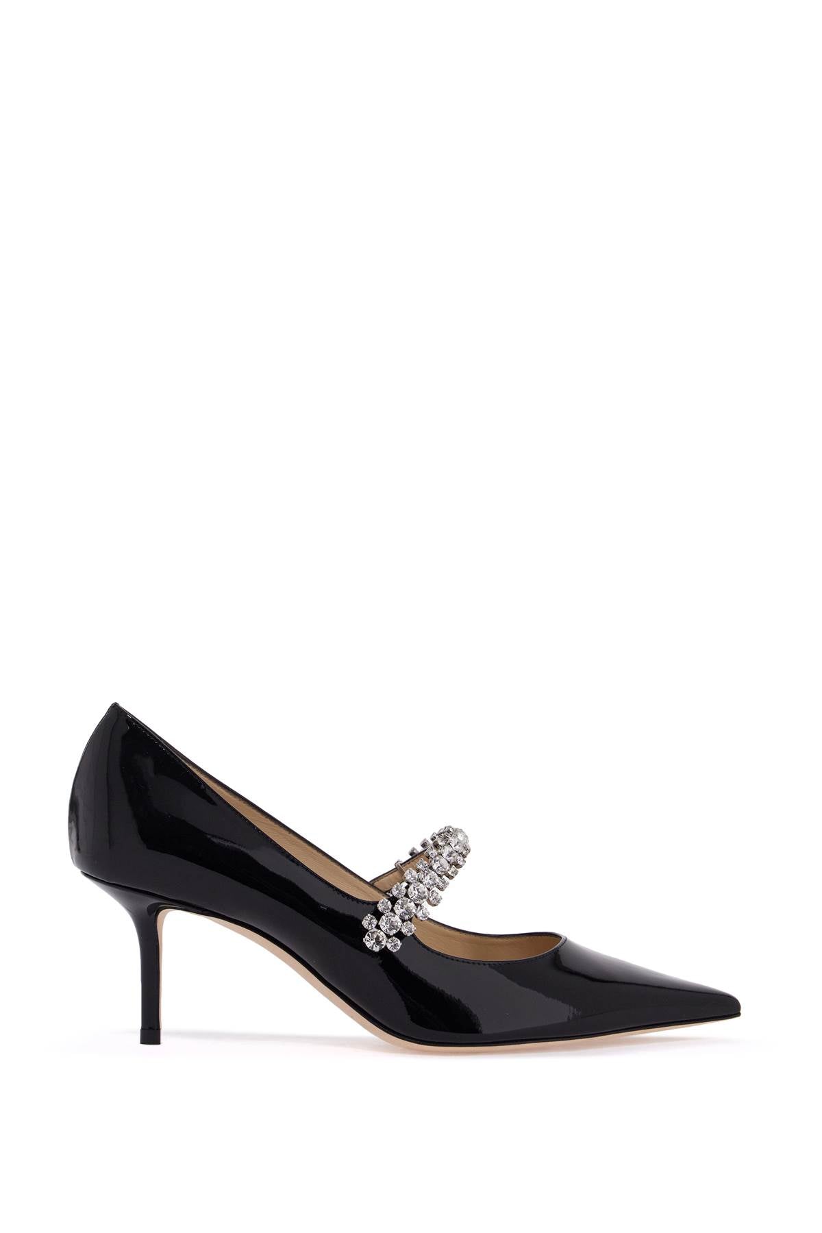 Jimmy Choo Bing 65 Patent Leather Pumps with Crystal Strap image 0