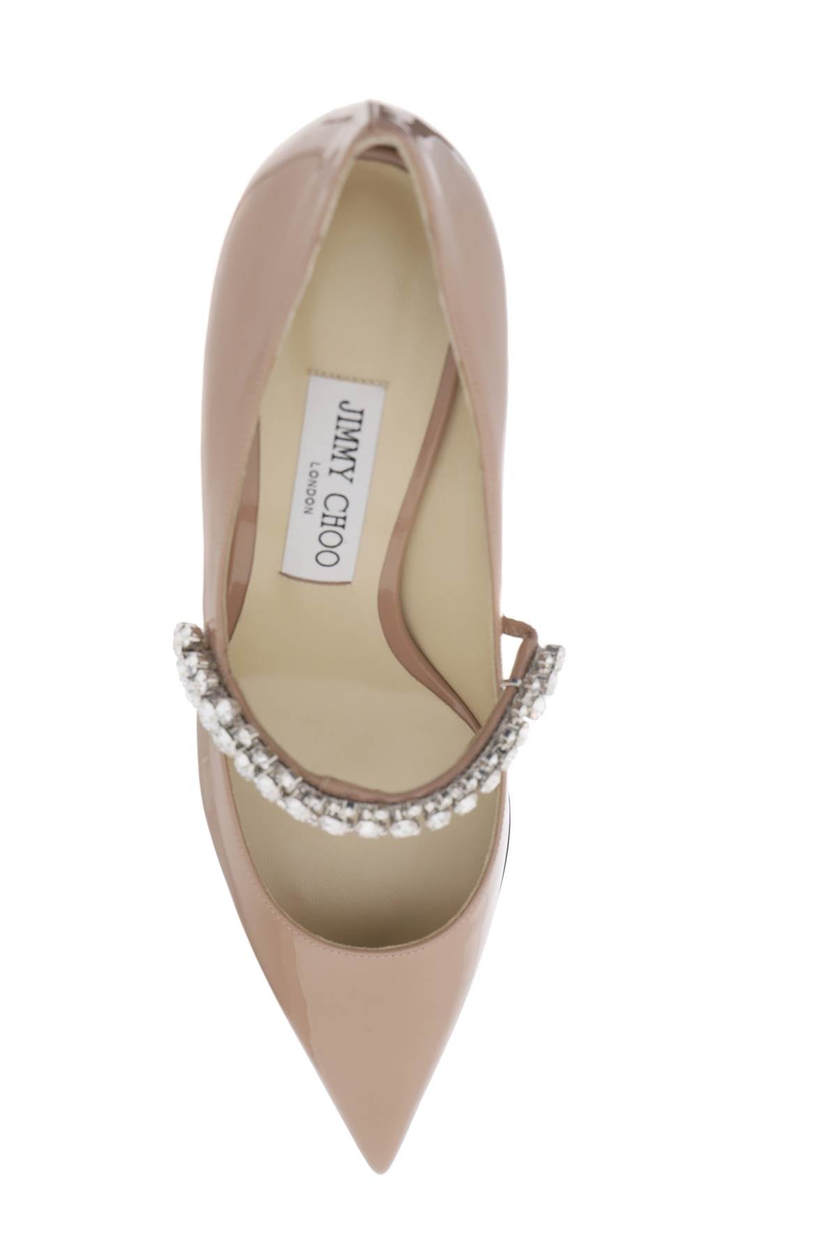 Jimmy Choo Bing 65 Patent Leather Pumps with Crystal Strap image 1