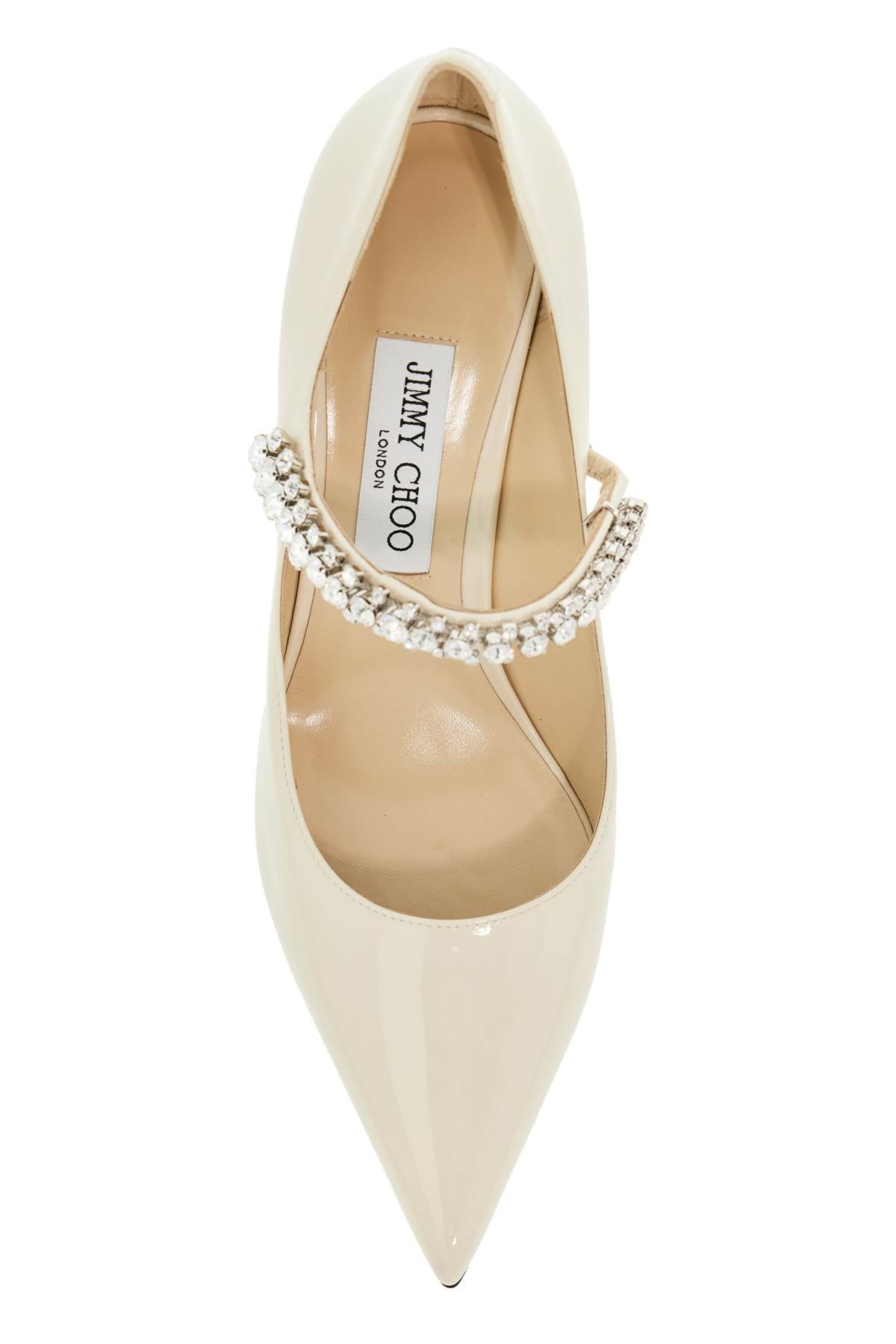 Jimmy Choo Bing 85 Crystal-Embellished Patent Leather Pumps image 1