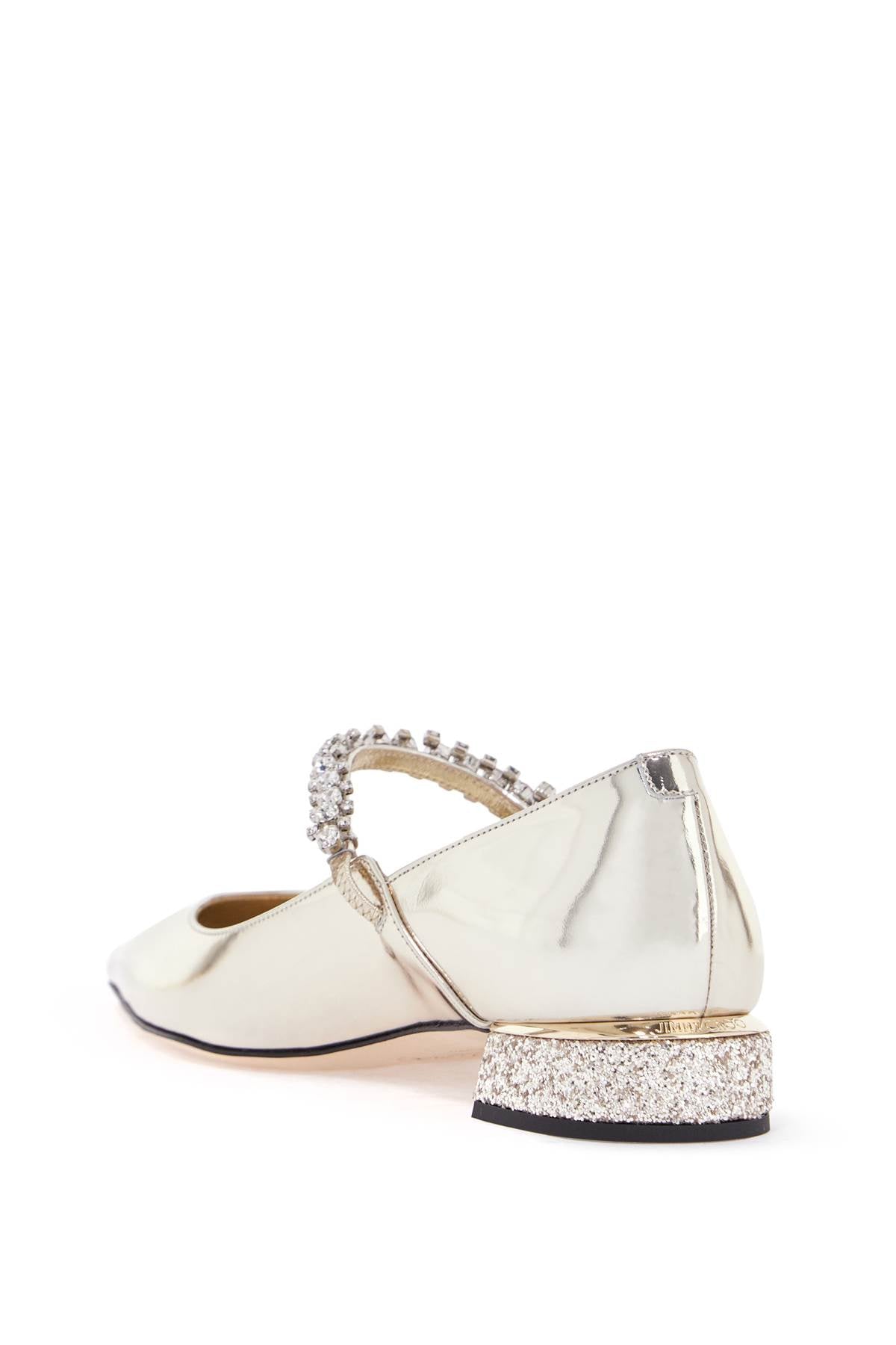 Jimmy Choo Bing Flat Ballerinas with Crystal Strap image 2