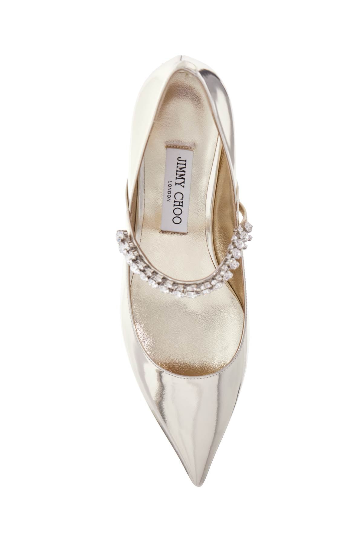 Jimmy Choo Bing Flat Ballerinas with Crystal Strap image 1