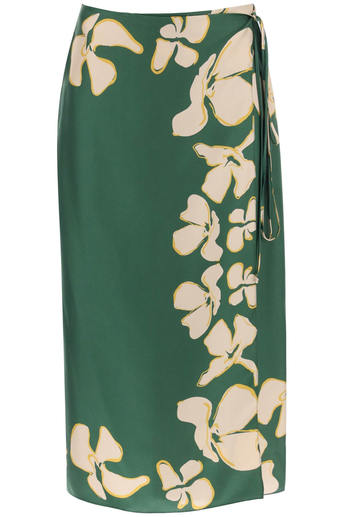 Raquel Diniz 's silk floral wrap skirt image 0