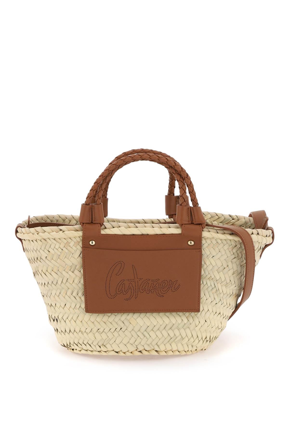 CASTANER raffia basket bag for image 0