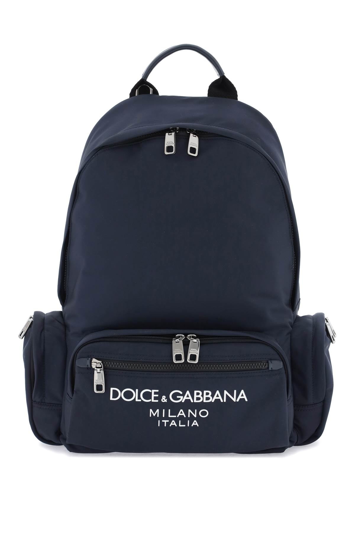 Dolce & Gabbana nylon backpack with logo image 0