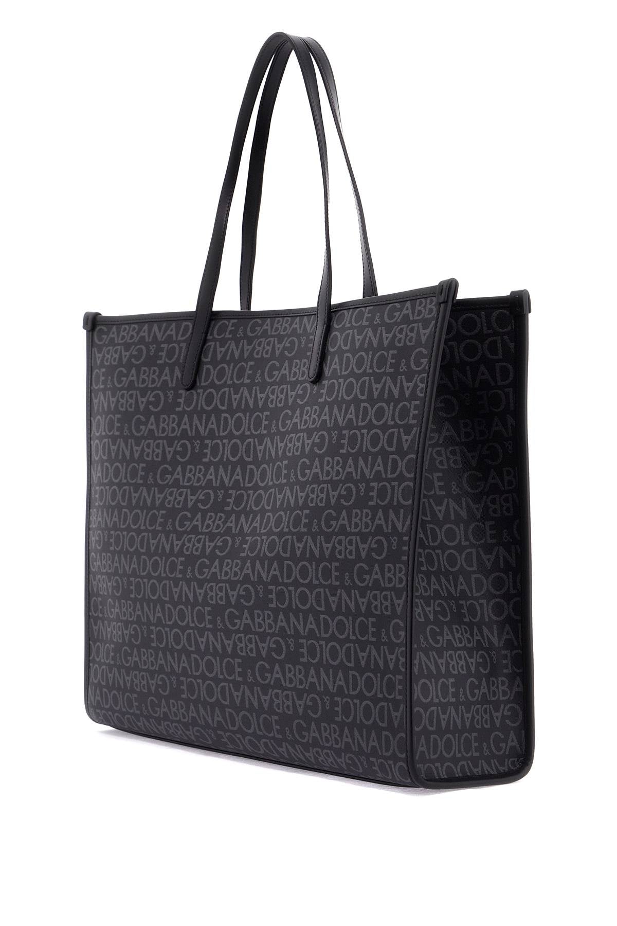 Dolce & Gabbana Large Jacquard-Coated Tote Bag image 1