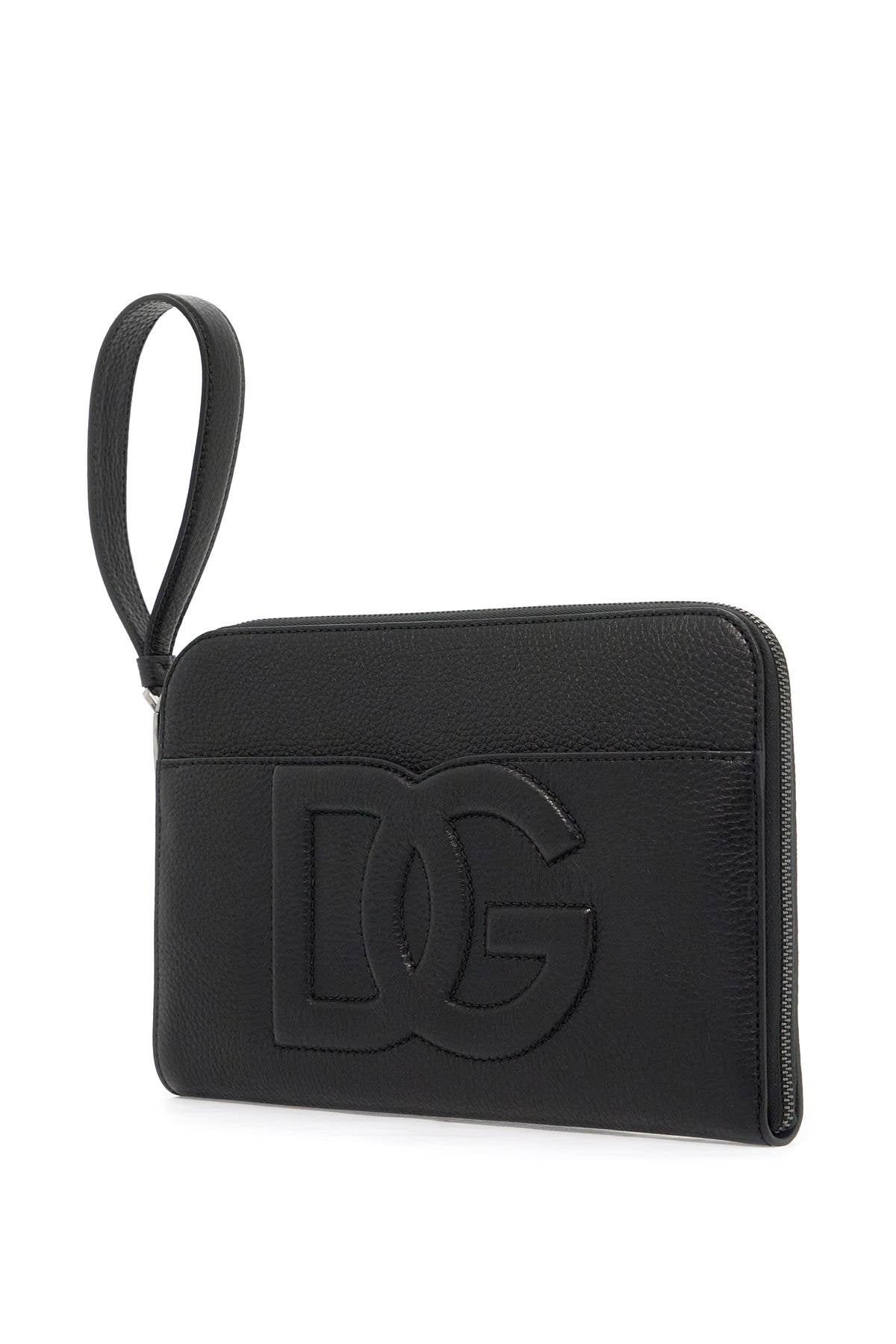 Dolce & Gabbana "embossed leather media pouch image 2