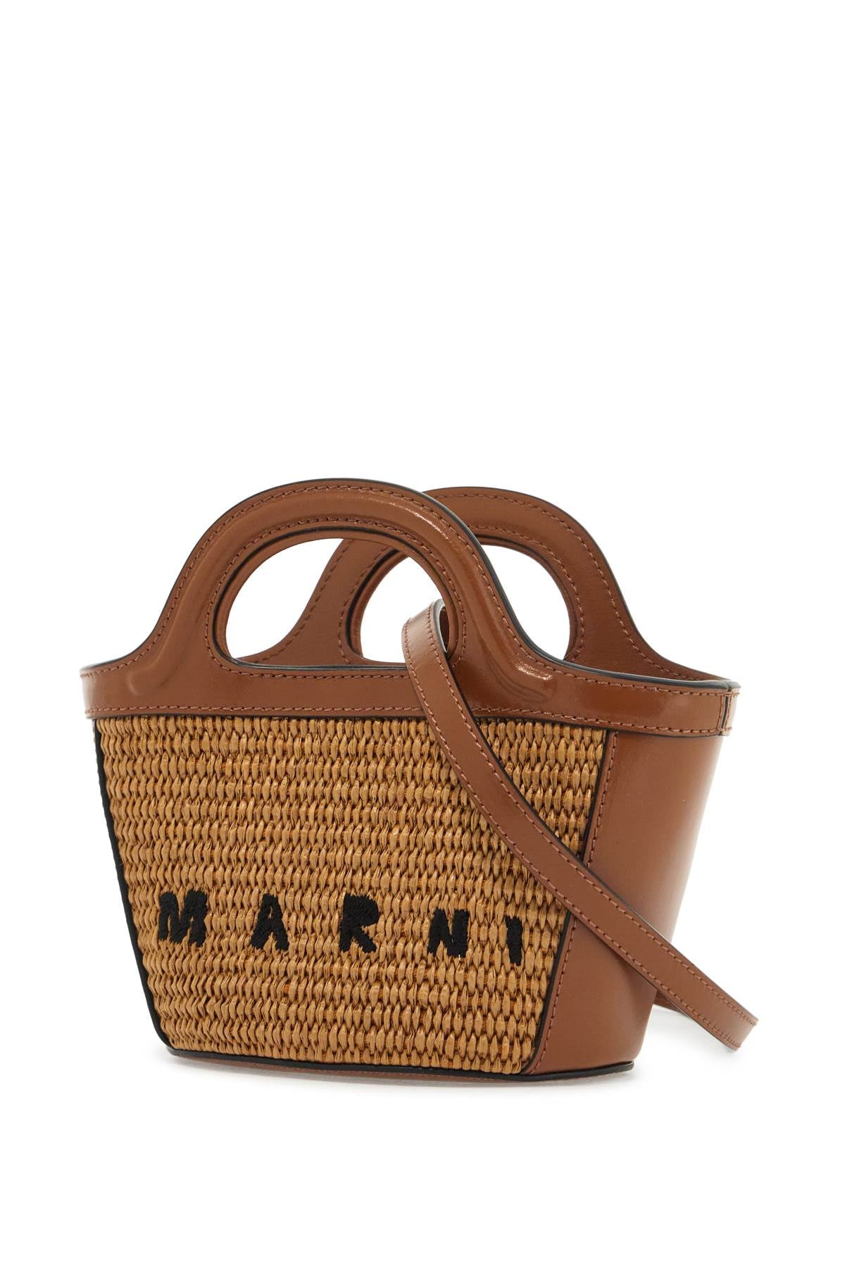 Marni Tropicalia Raffia Micro Bucket Bag image 2