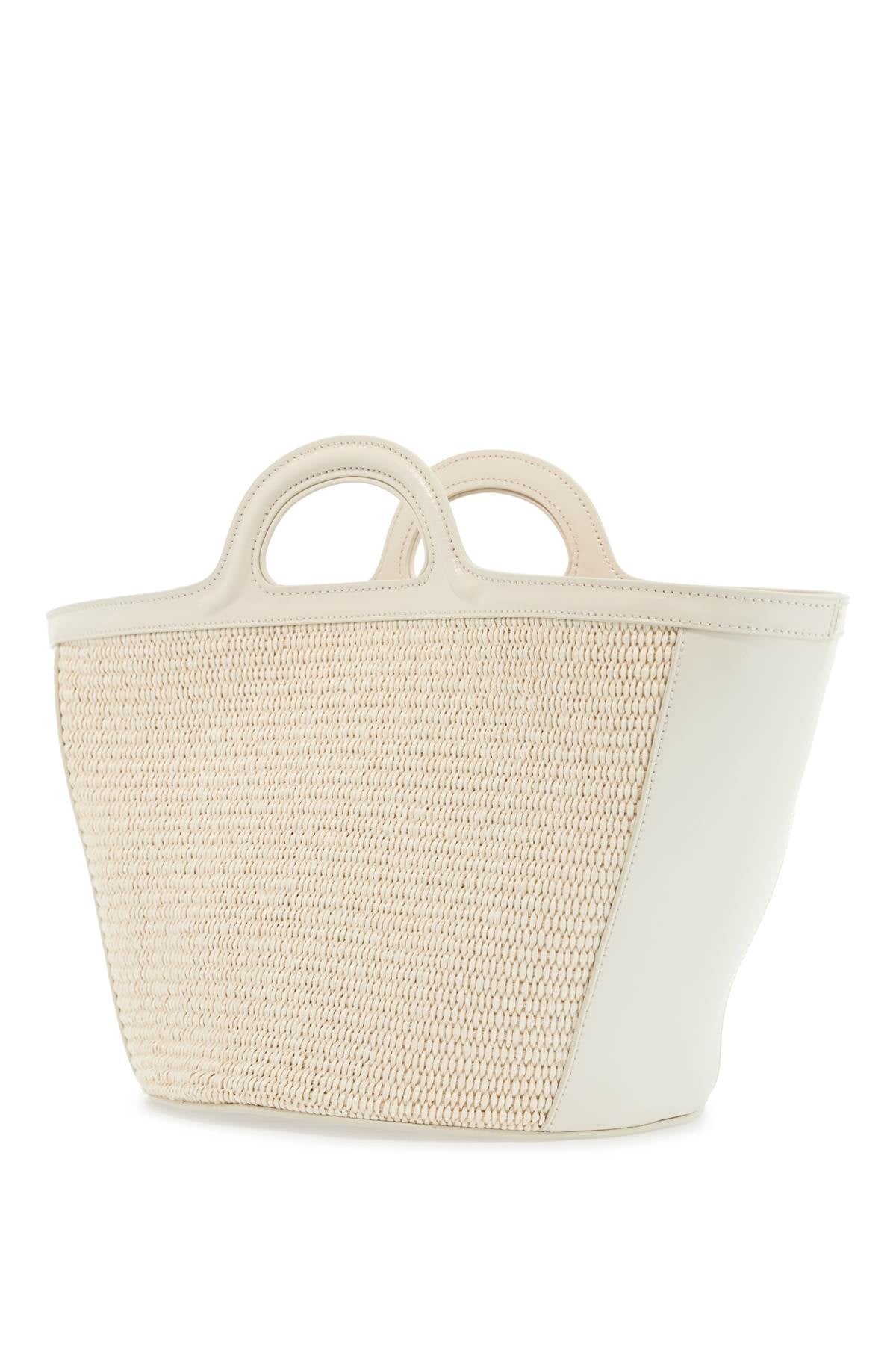 MARNI Beige Cotton and Nylon Woven Handbag image 1