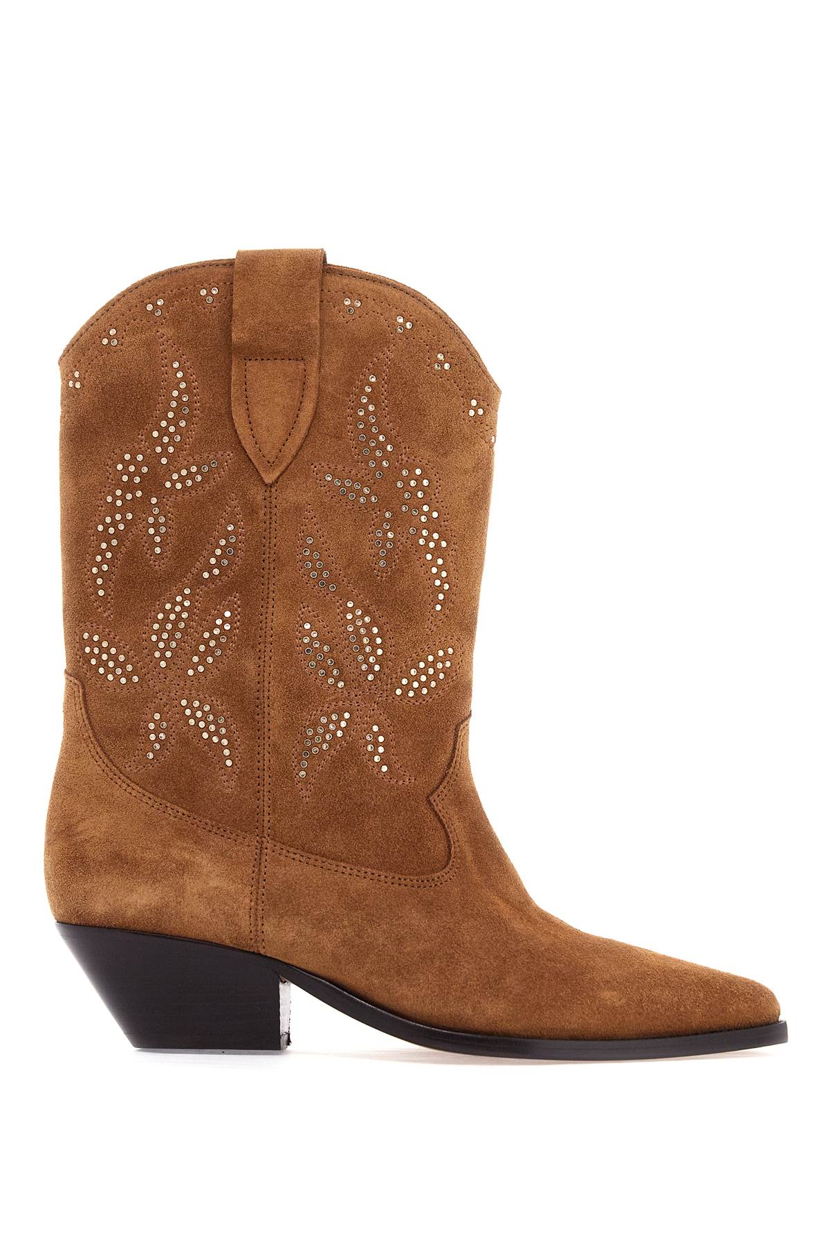 Isabel Marant Duerto Texan Suede Boots with Silver Studs image 0