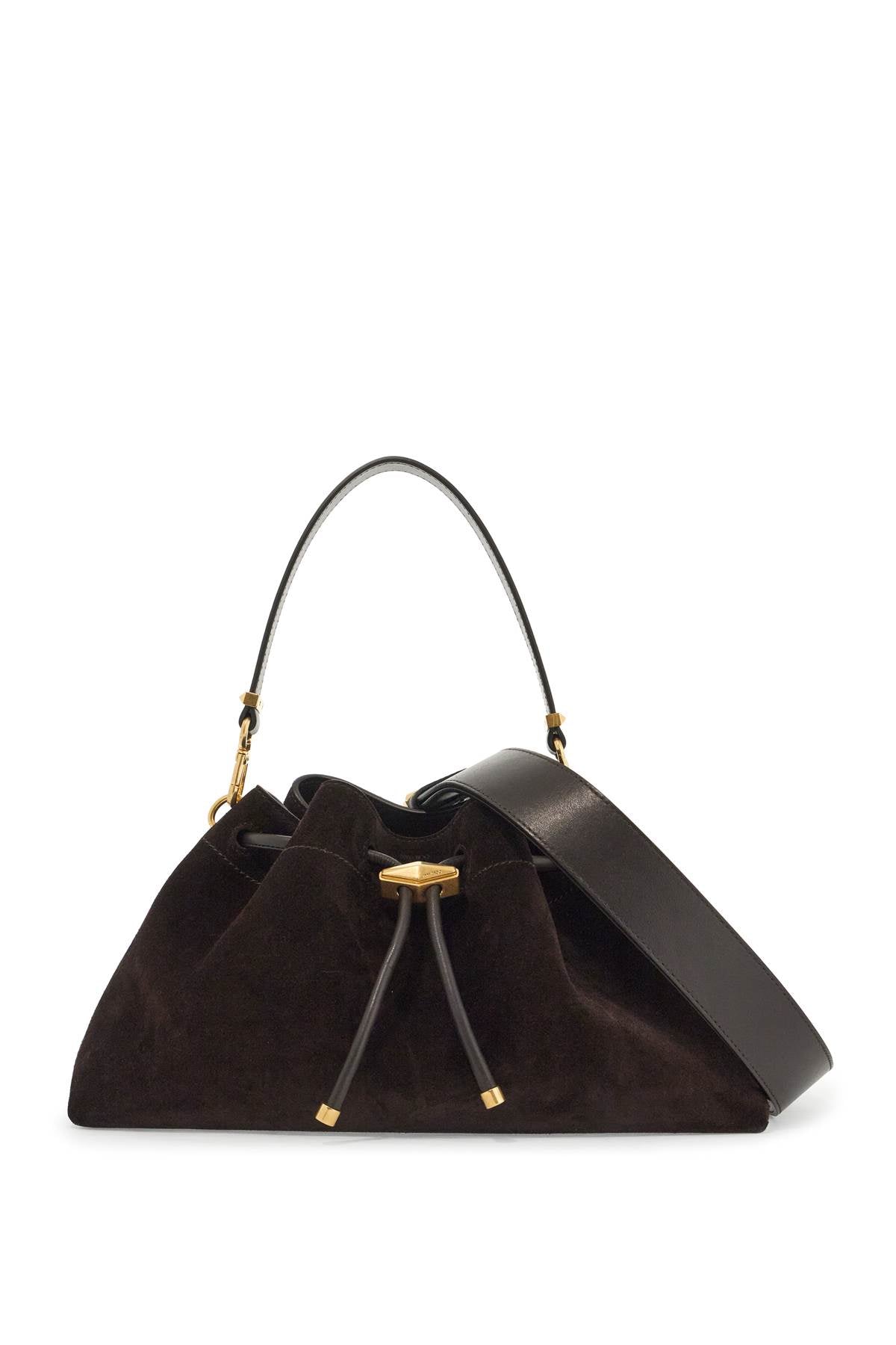 Jimmy Choo Bon Bon Bucket Bag: Suede Leather Handbag with Drawstring Closure image 0