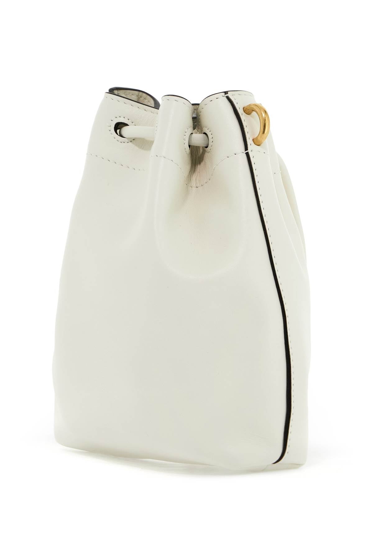 Jimmy Choo Bon Bon Bucket Shoulder Bag: Smooth Leather, Gold Logo image 1