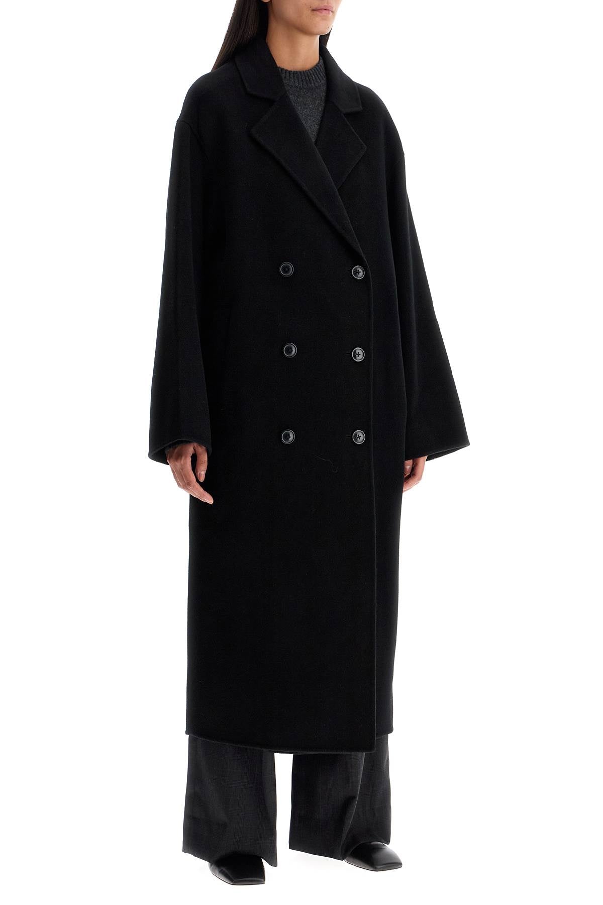 Loulou Studio Borne Long Wool and Cashmere Coat image 1