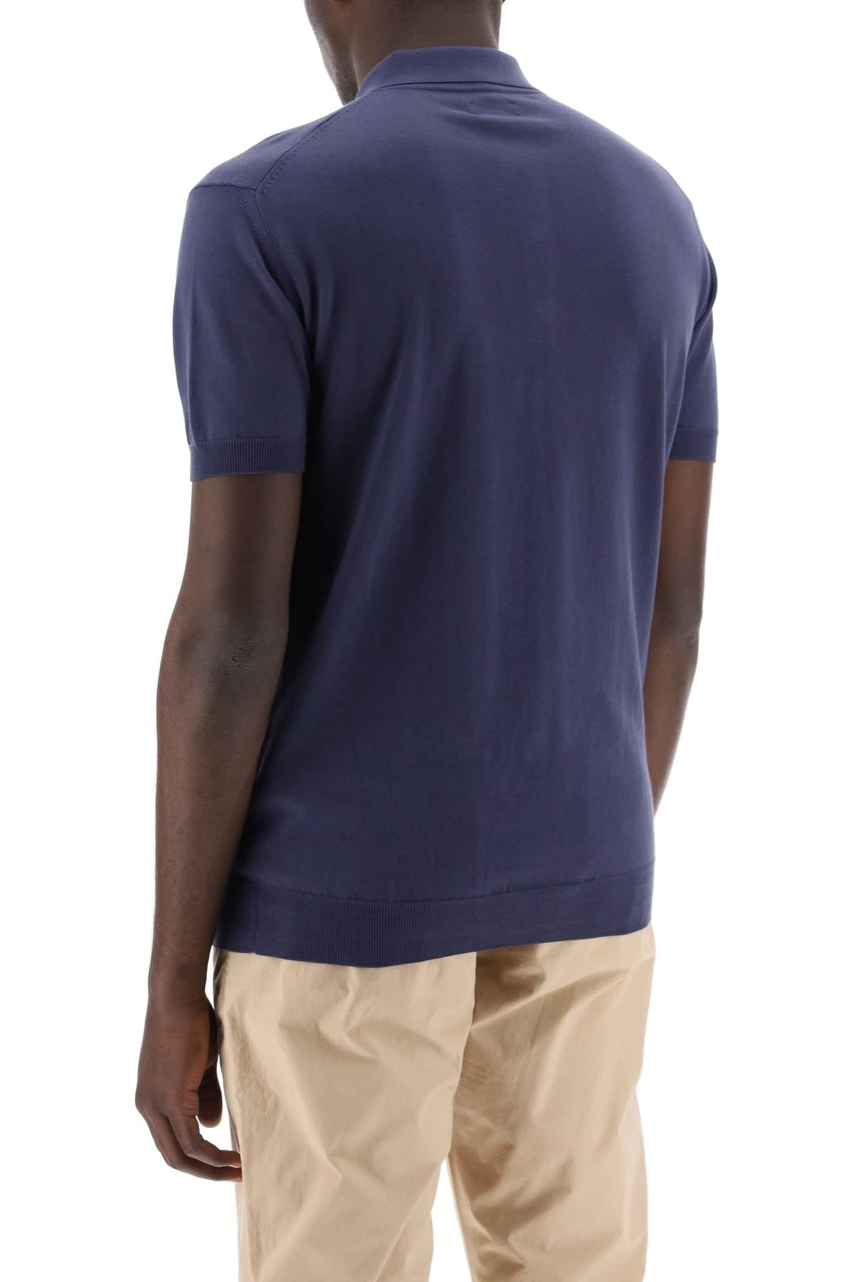 Baracuta Slim Fit Cotton Knit Polo Shirt image 2