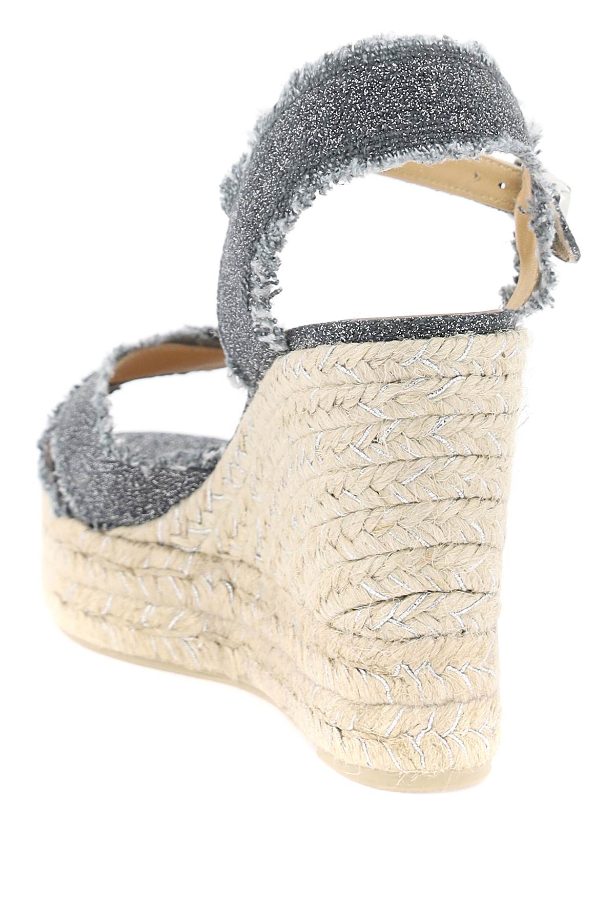 CASTANER lurex bromelia wedge sandals image 2