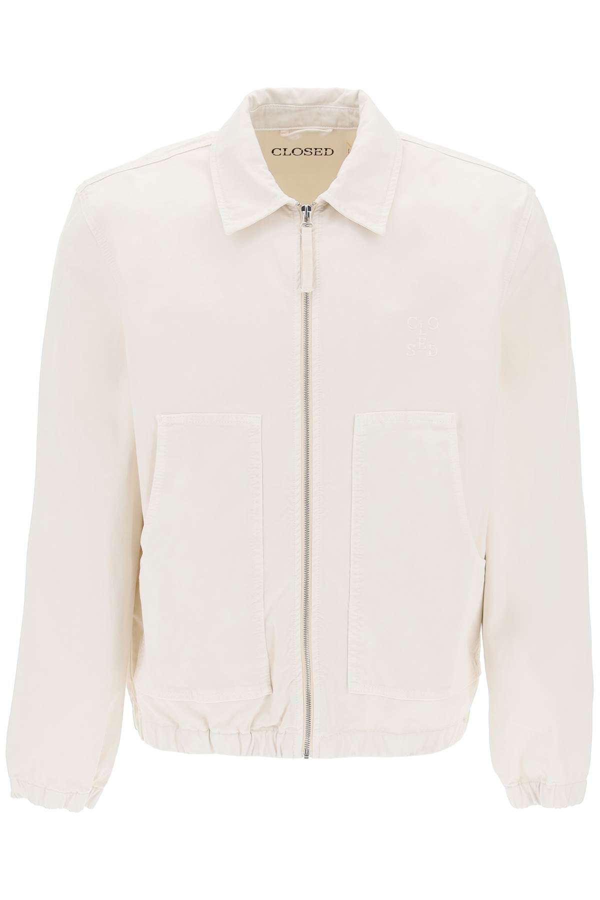 Closed Cotton Canvas Blouson Jacket image 0