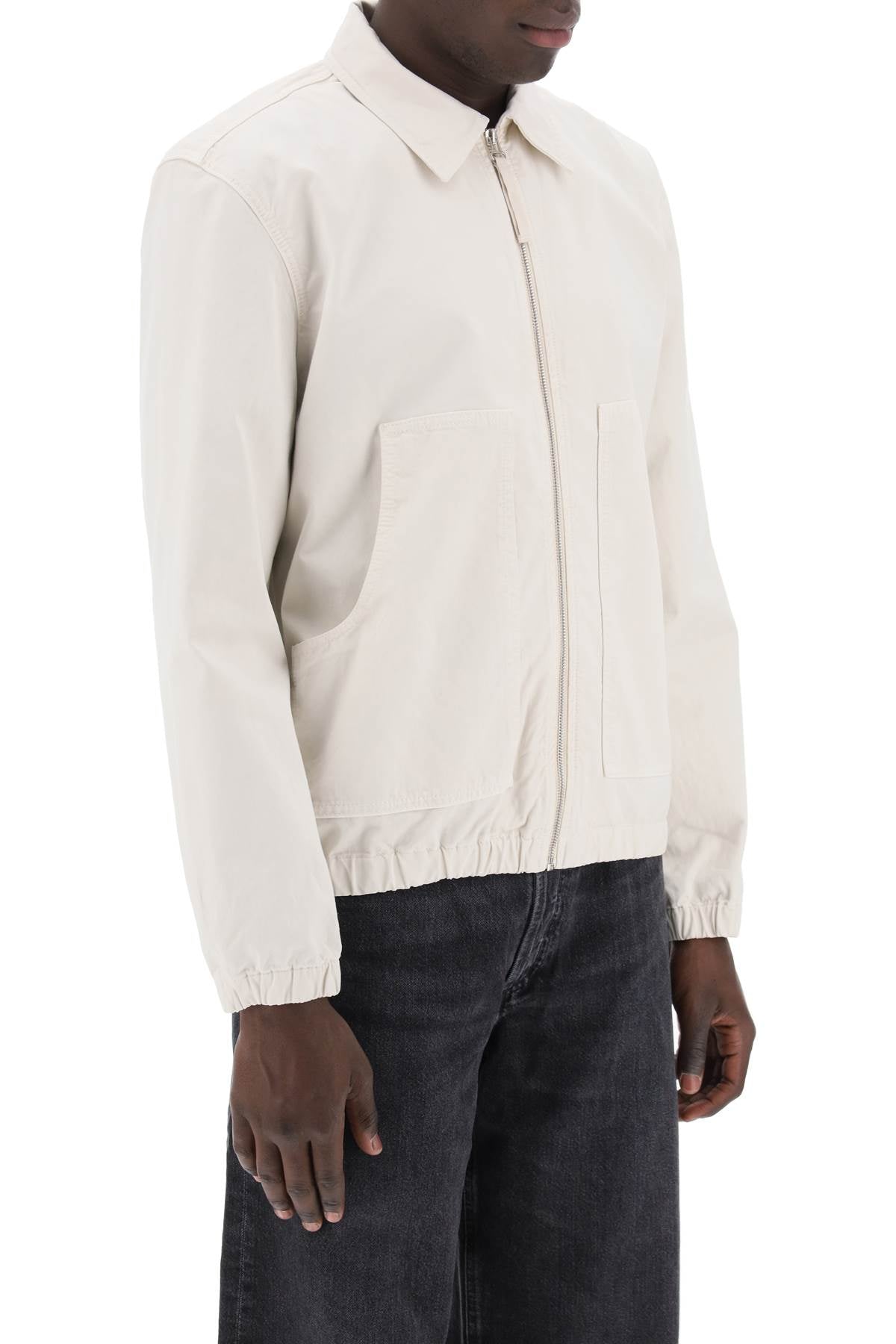 Closed Cotton Canvas Blouson Jacket image 1