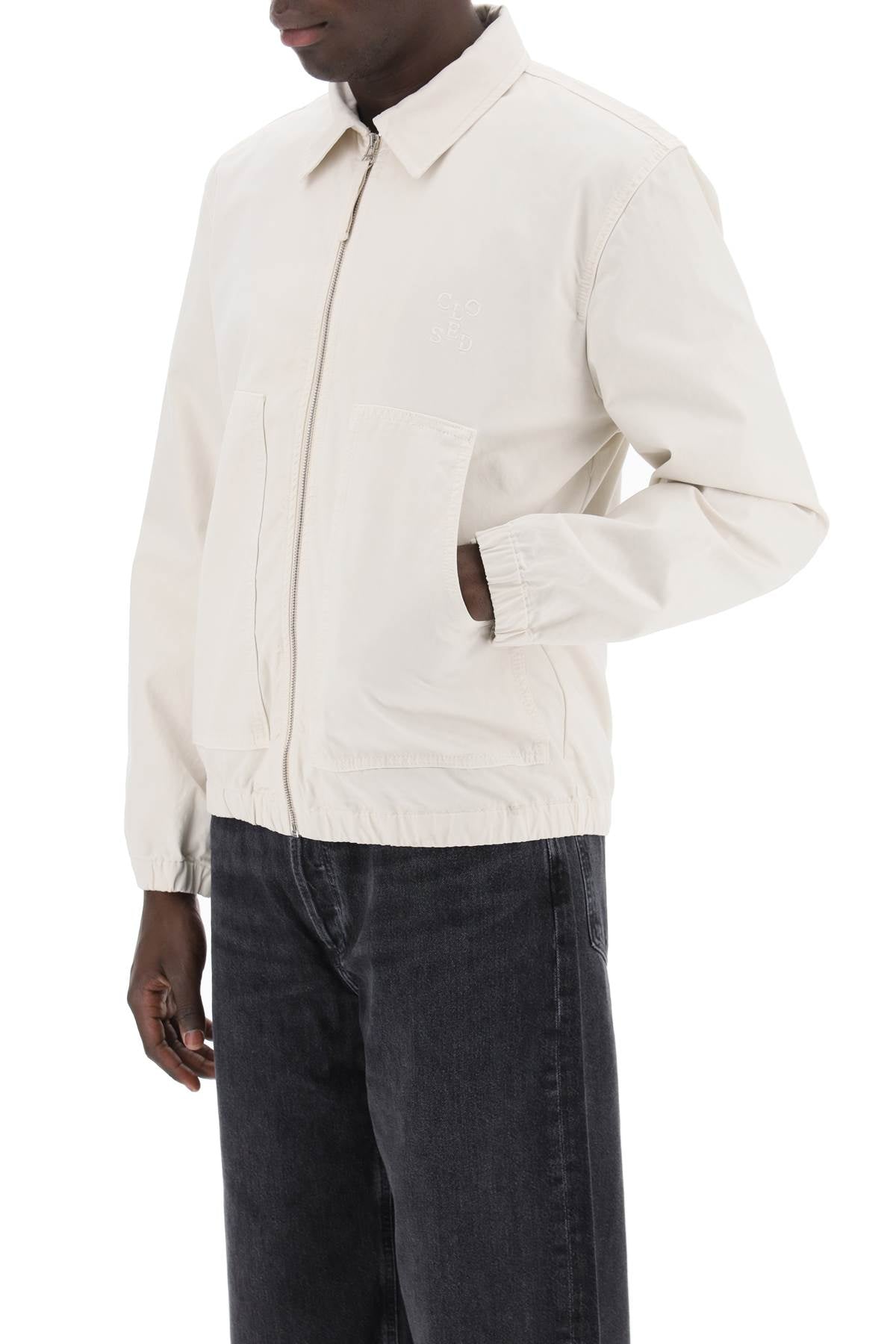 Closed Cotton Canvas Blouson Jacket image 3