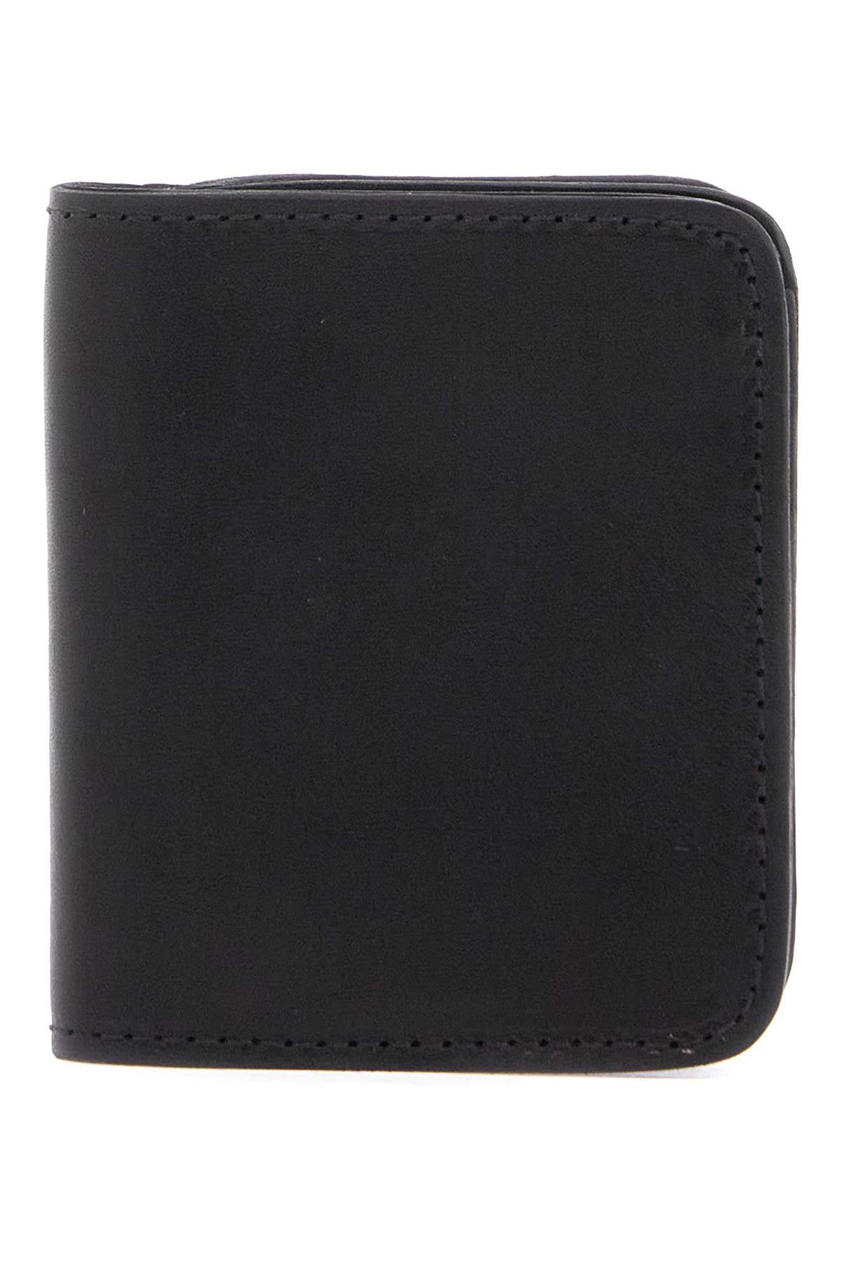 Guidi black kangaroo leather wallet for men with snap closure and compartments image 0