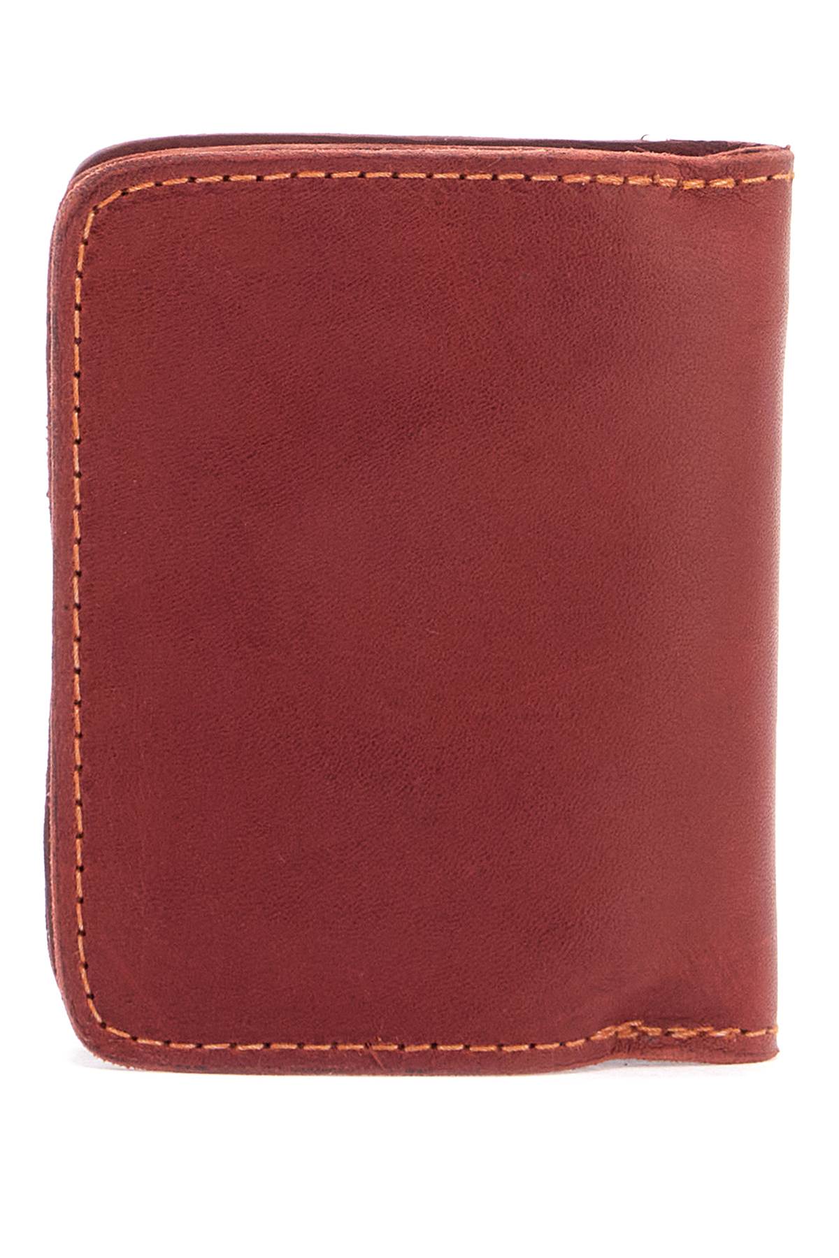 Guidi elegant red kangaroo leather wallet with card slots image 2