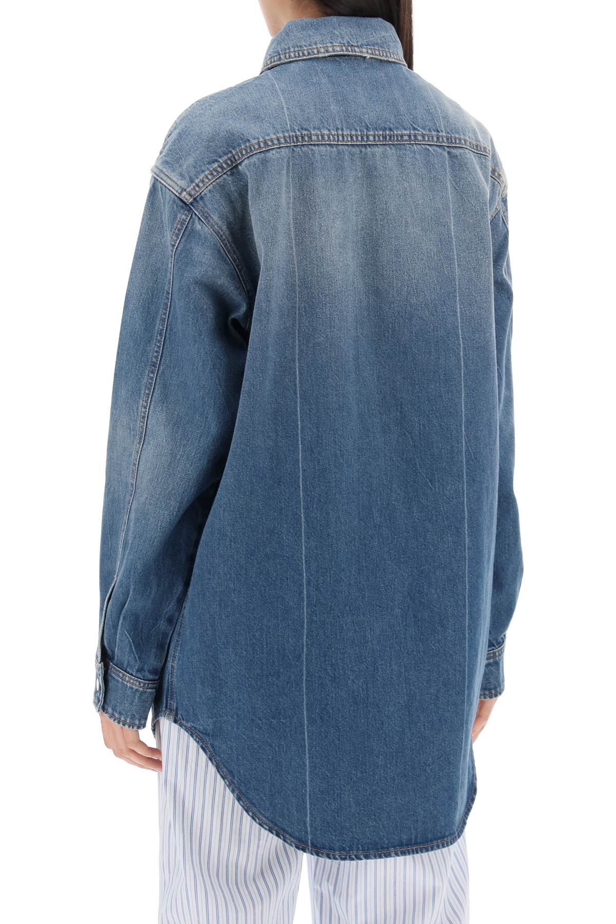 Recycled Cotton Denim Overshirt image 2