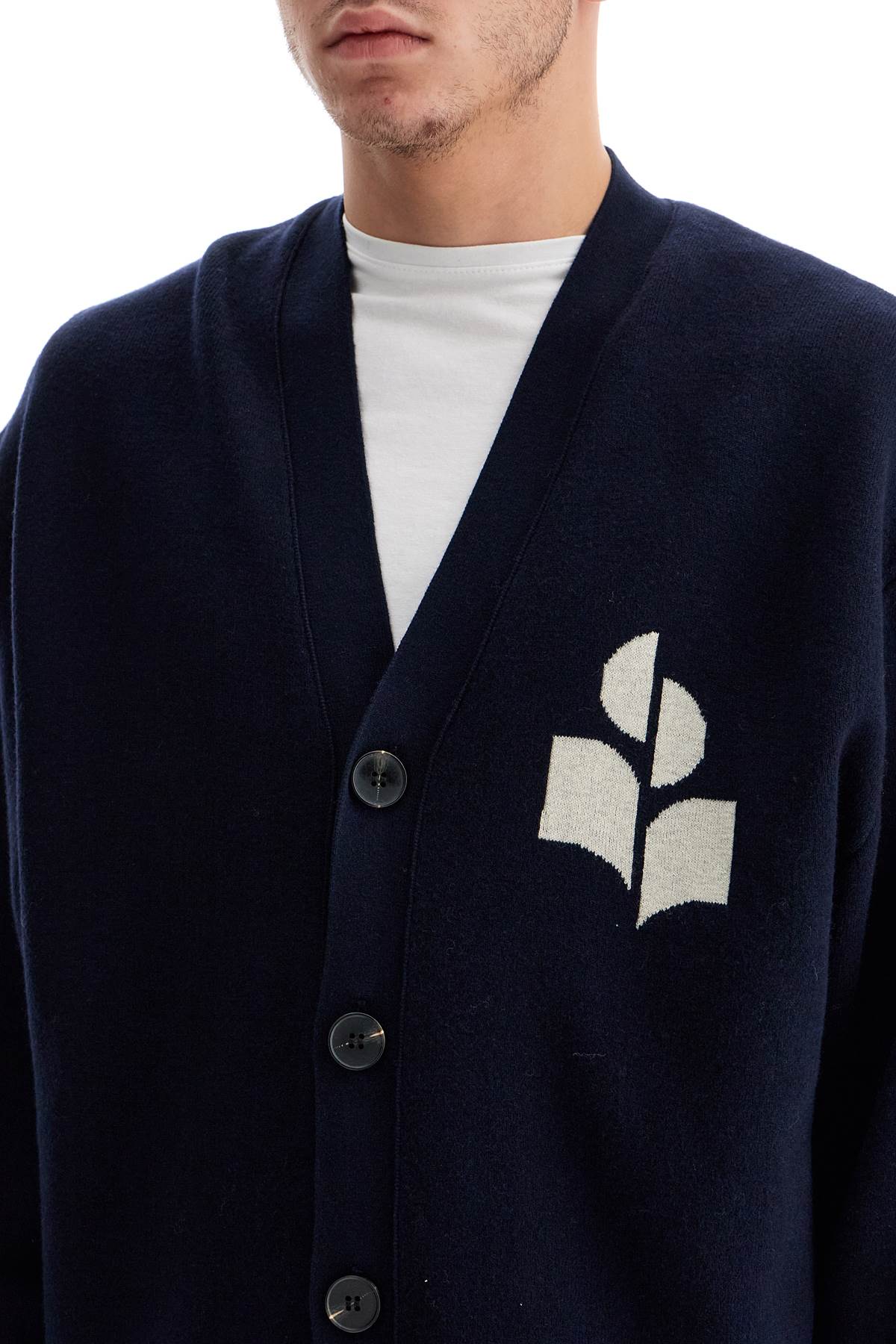 Marant Curtis Wool & Cotton Blend Cardigan image 3