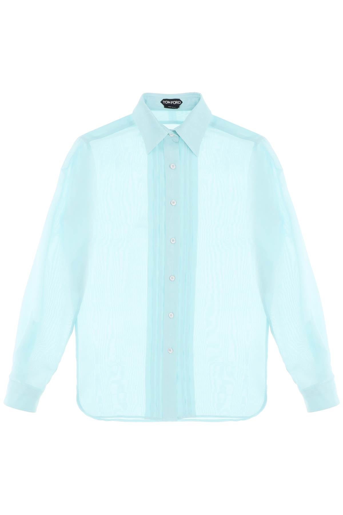 Tom Ford silk shirt with plastron image 0