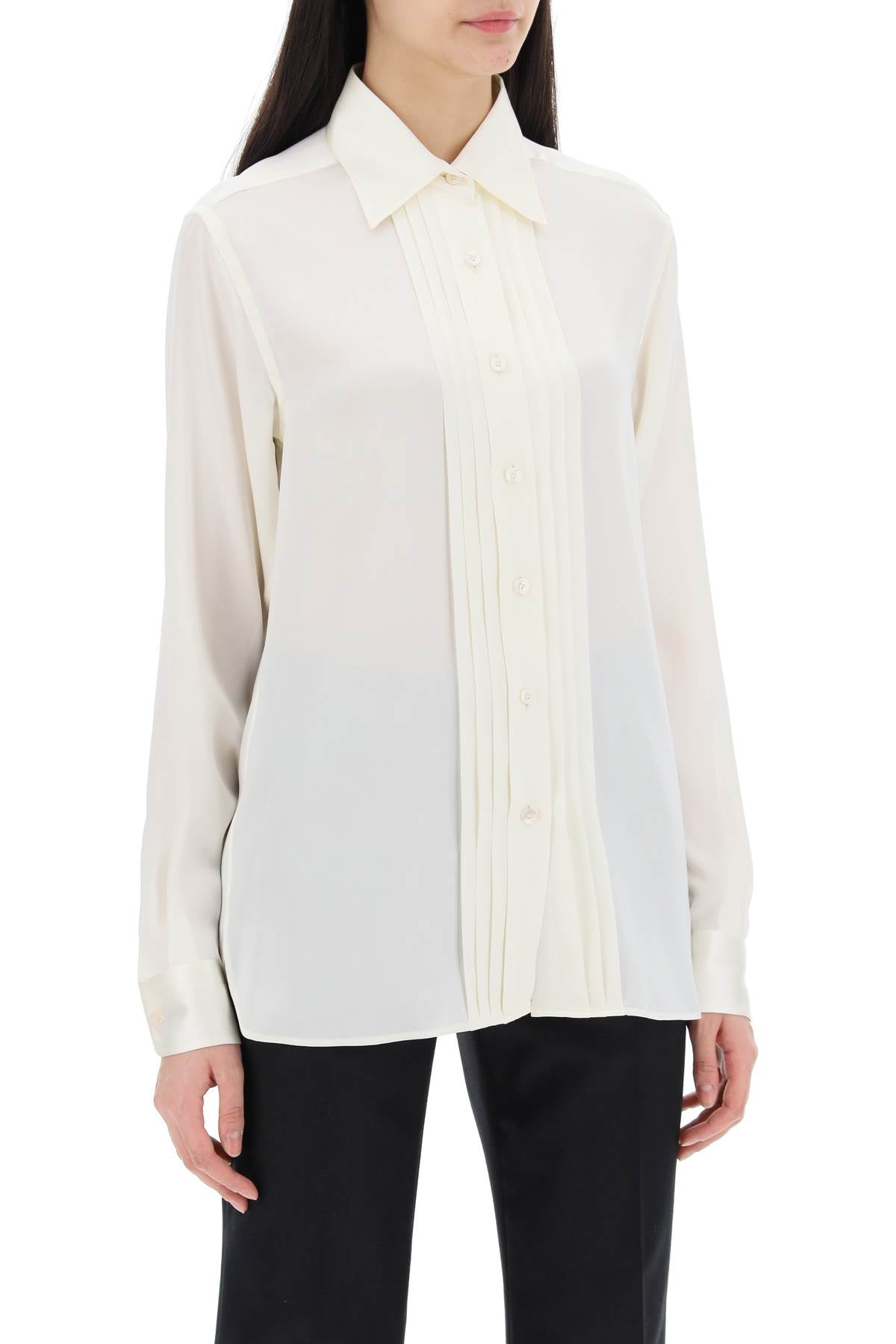 Tom Ford silk charmeuse blouse shirt image 1