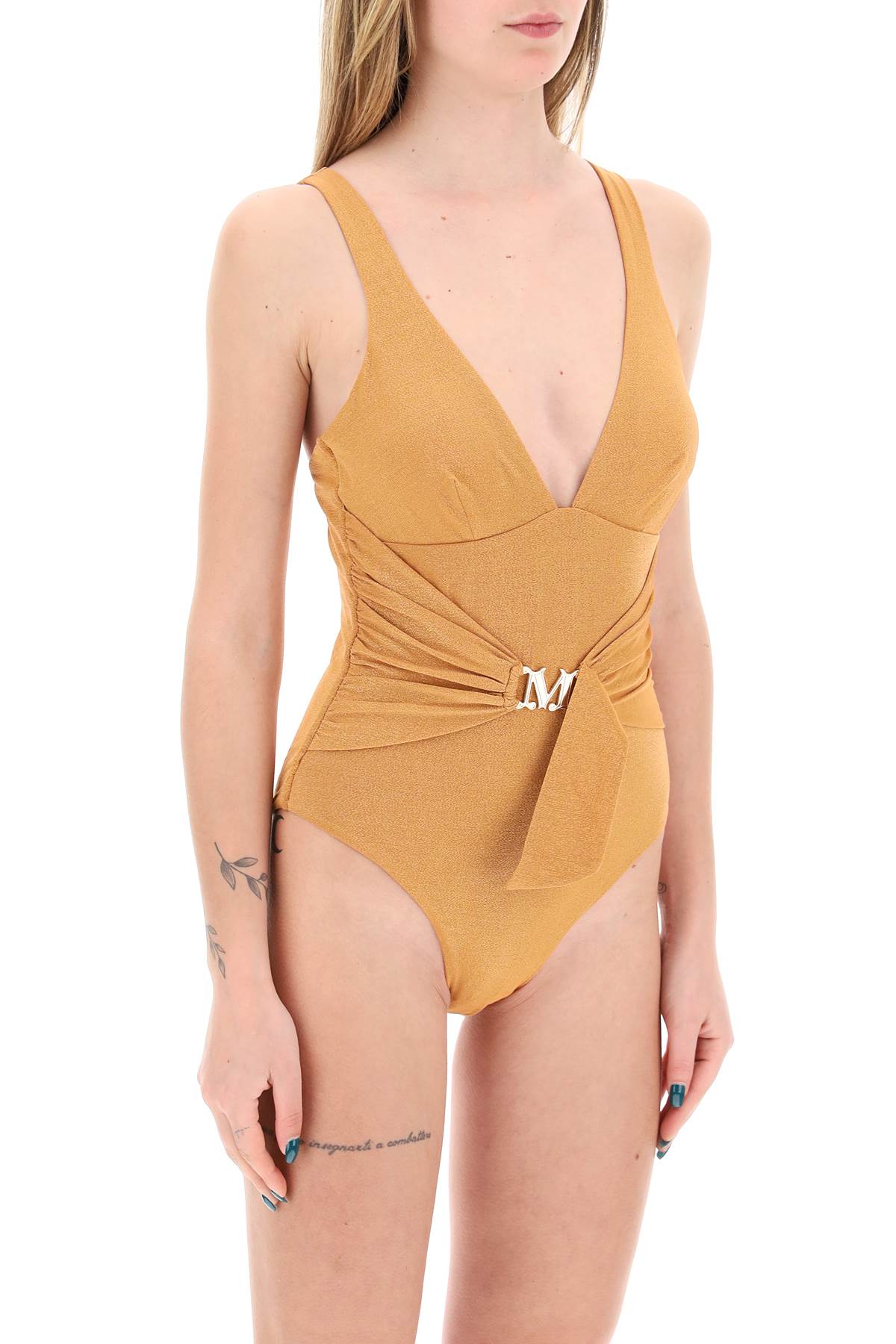 MAX MARA BEACHWEAR "full jersey and lurex jumpsuit image 1