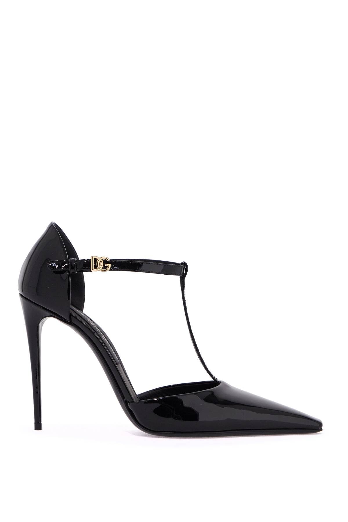 Dolce & Gabbana T-Bar Patent Leather Pumps image 0