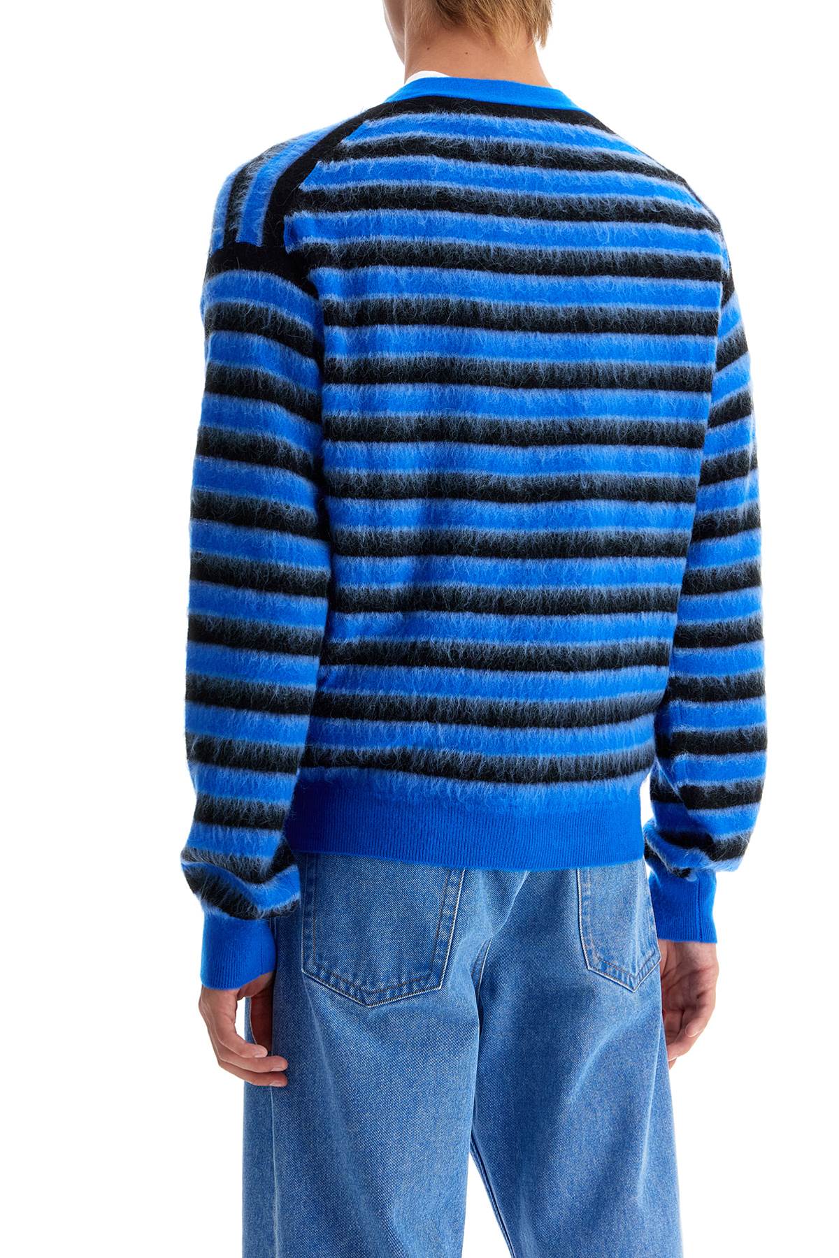 Marni Striped Wool and Mohair Cardigan image 2