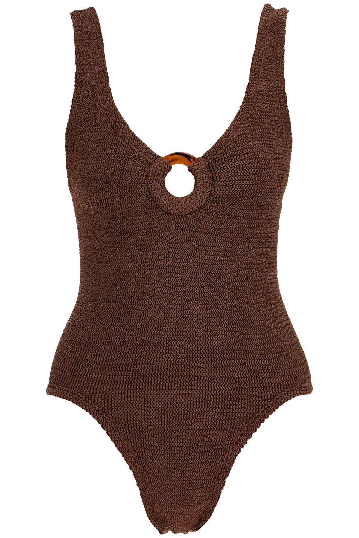 Hunza G Celine Metallic One-Piece Swimsuit image 0