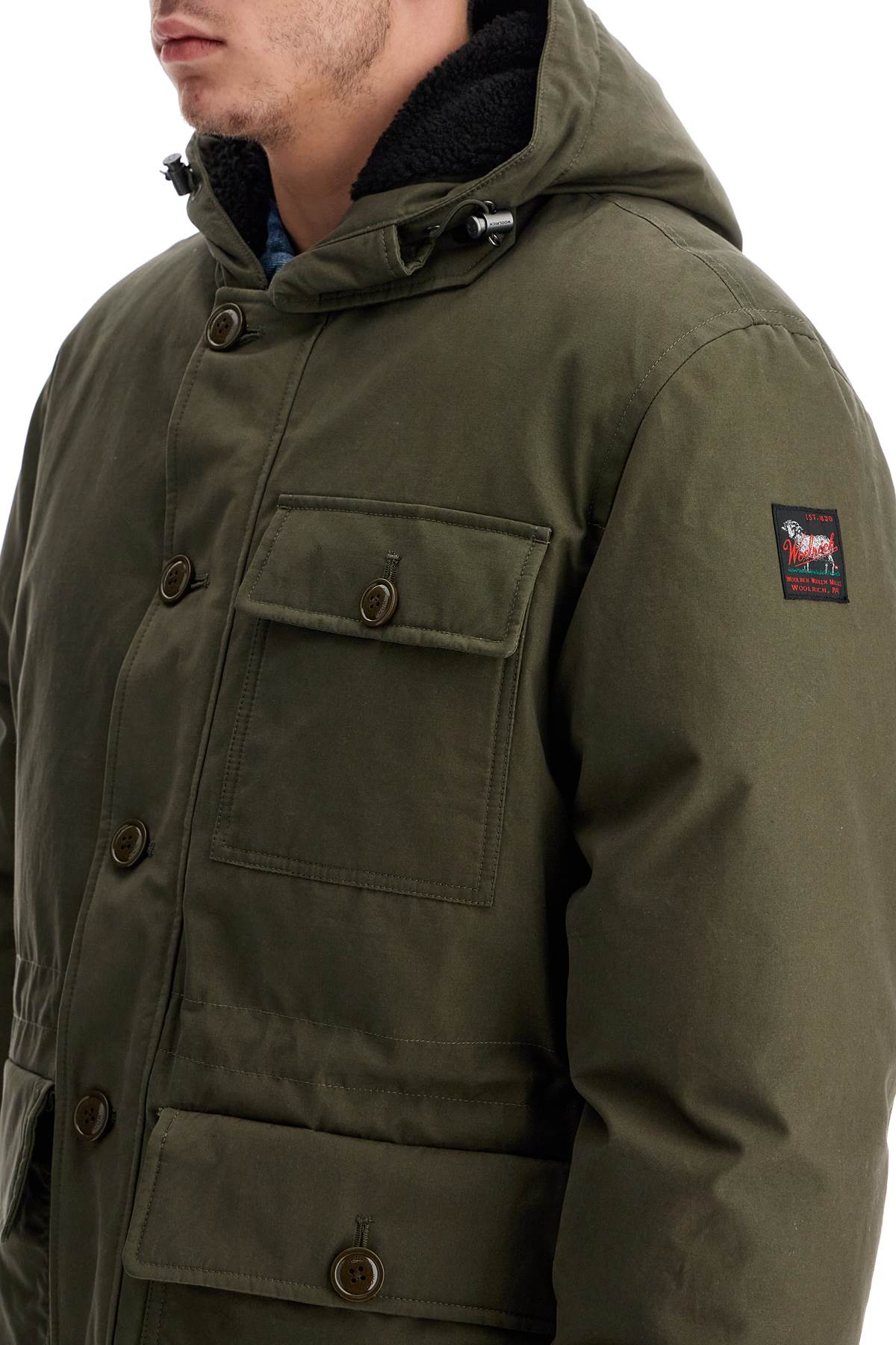 Woolrich Short Byrd Parka for Men - Waterproof & Breathable image 3