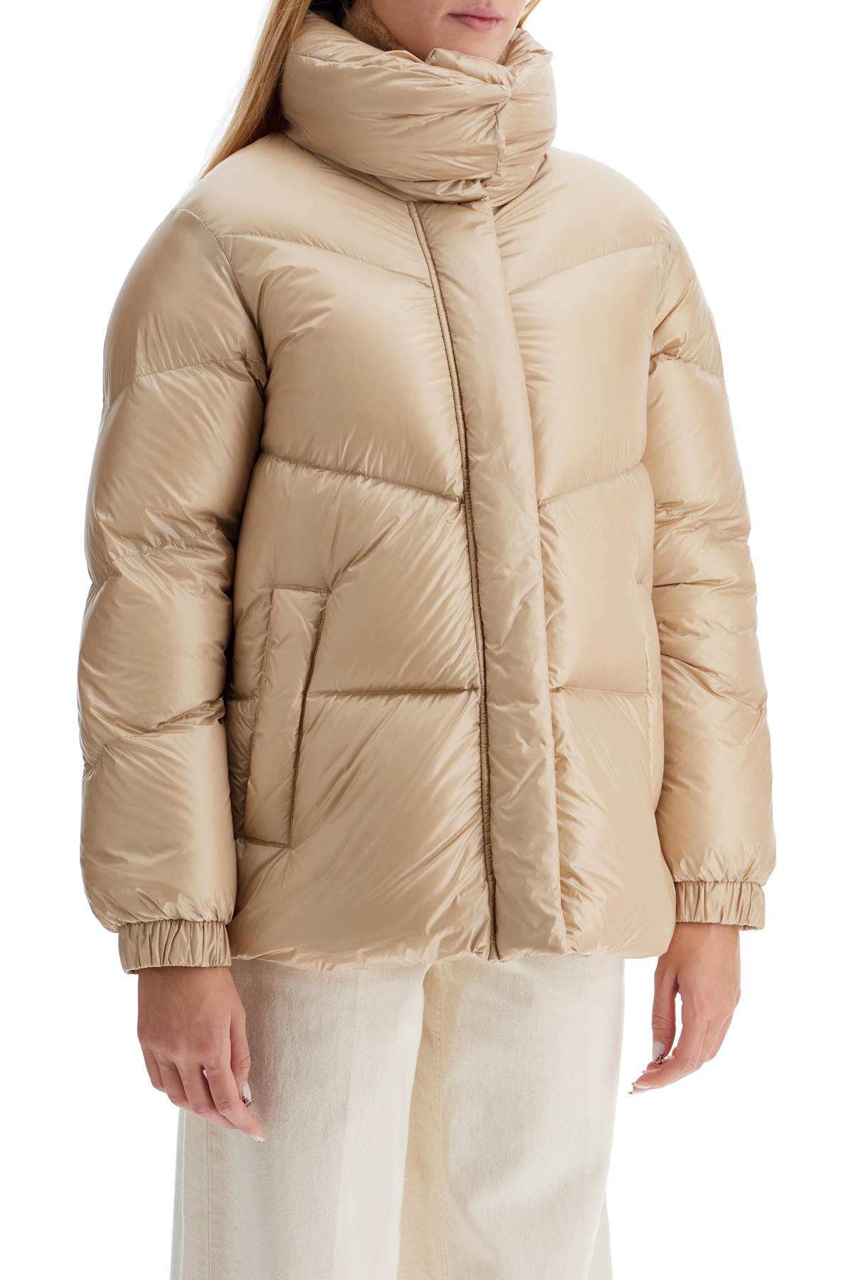 Woolrich Aliquippa High-Neck Quilted Down Jacket image 1