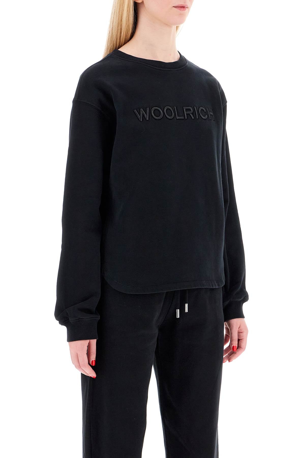 Woolrich Embroidered Logo Crewneck Sweatshirt image 1