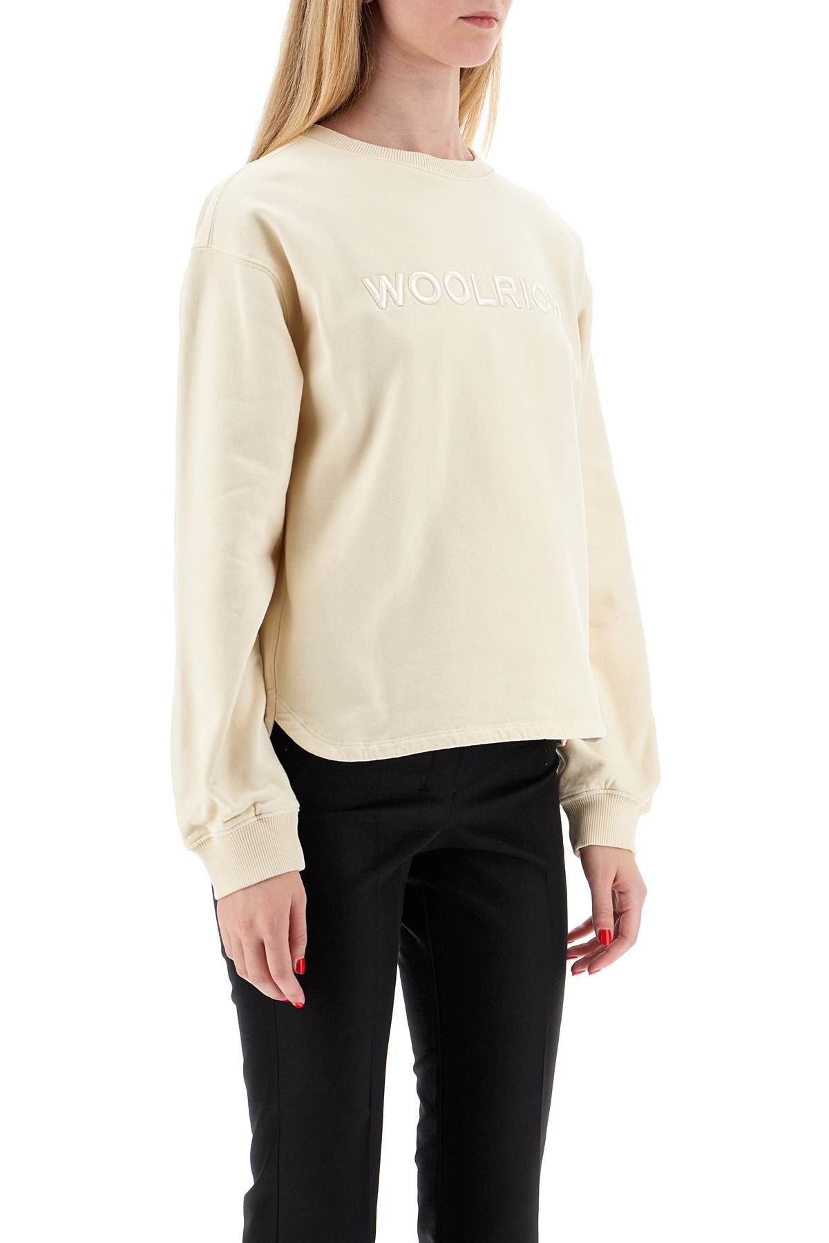 Woolrich Embroidered Logo Crewneck Sweatshirt image 1