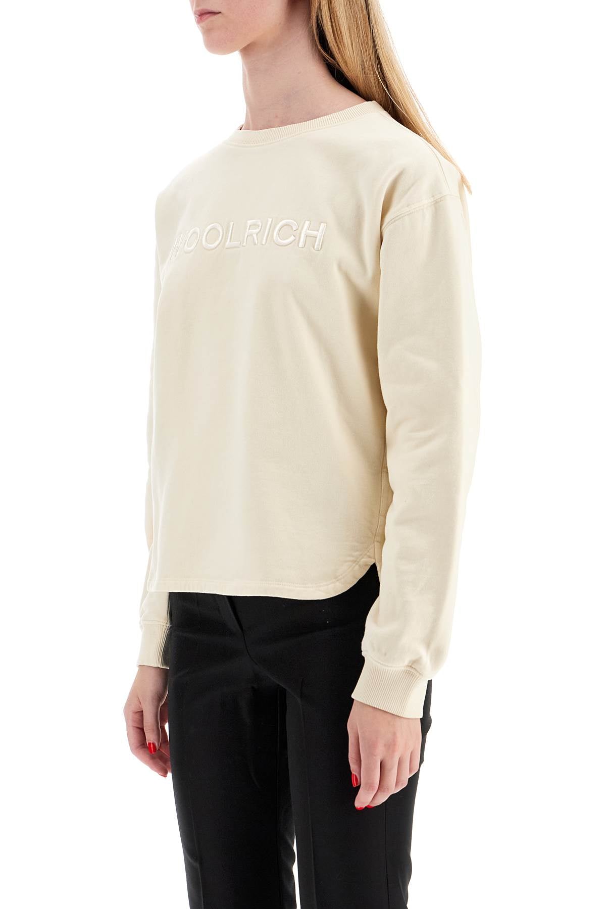 Woolrich Embroidered Logo Crewneck Sweatshirt image 3