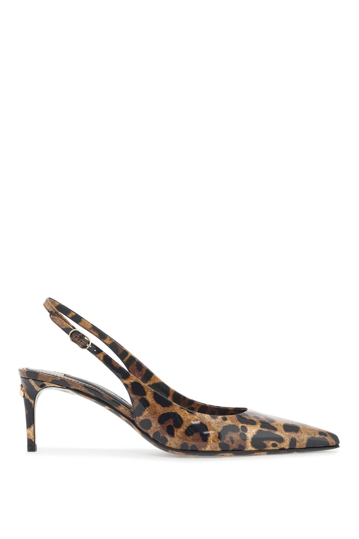 Dolce & Gabbana Leopard Print Slingback Pumps image 0