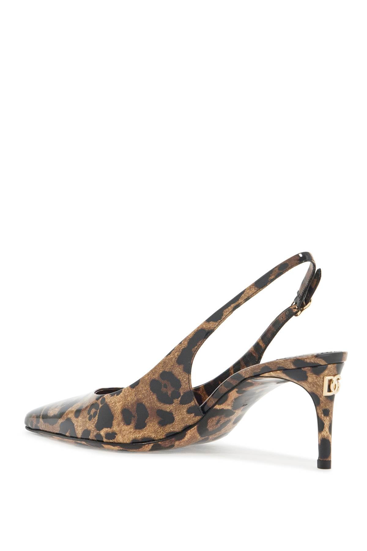 Dolce & Gabbana Leopard Print Slingback Pumps image 2