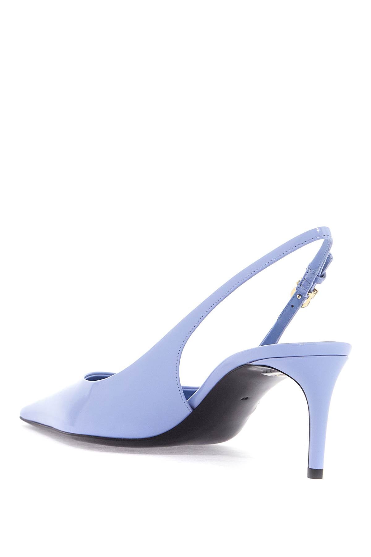 Dolce & Gabbana Glossy Leather Slingback Pumps image 2